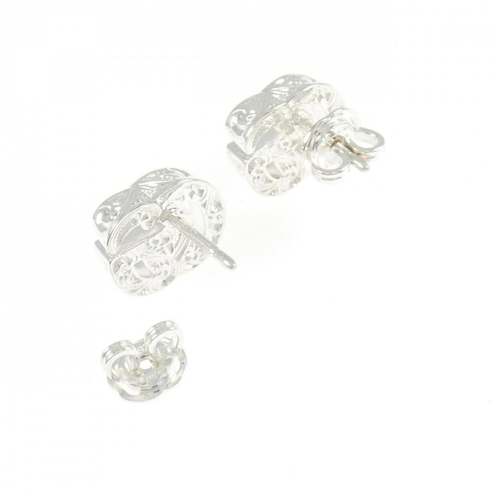 GUCCI Stud Earrings Silver 925 - 3