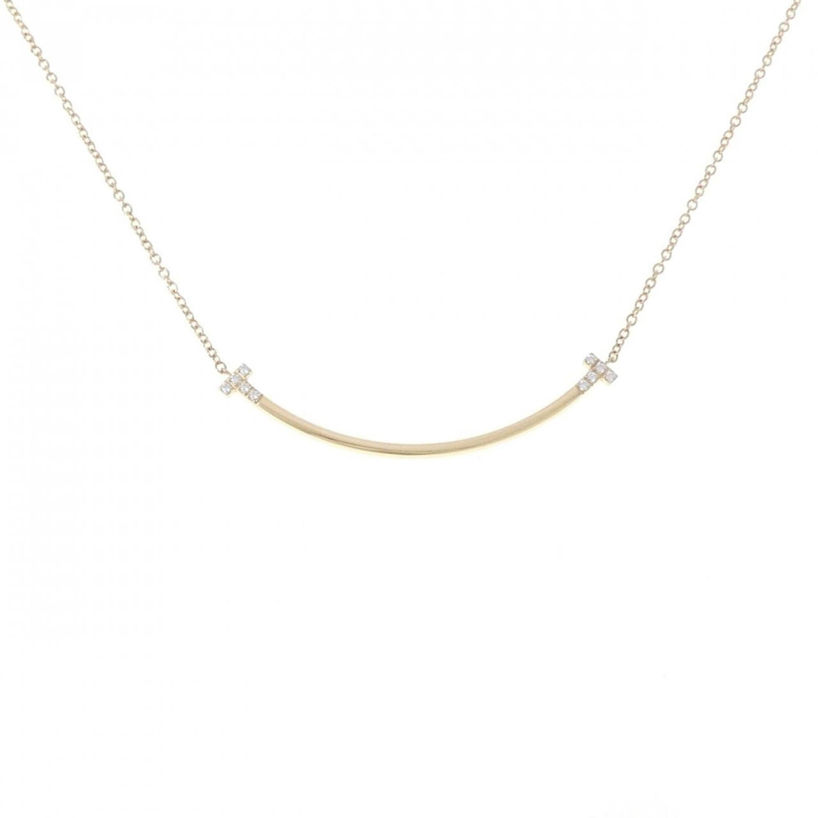 TIFFANY Yellow Gold (18K): TIFFANY Yellow Gold (18K) Yellow gold (18K) pendant featuring a diamond, crafted by Tiffany, offers a touch of elegance. The pendant's 3.5mm x 36.8mm size and 40 cm - 46 cm neck circumference provide 