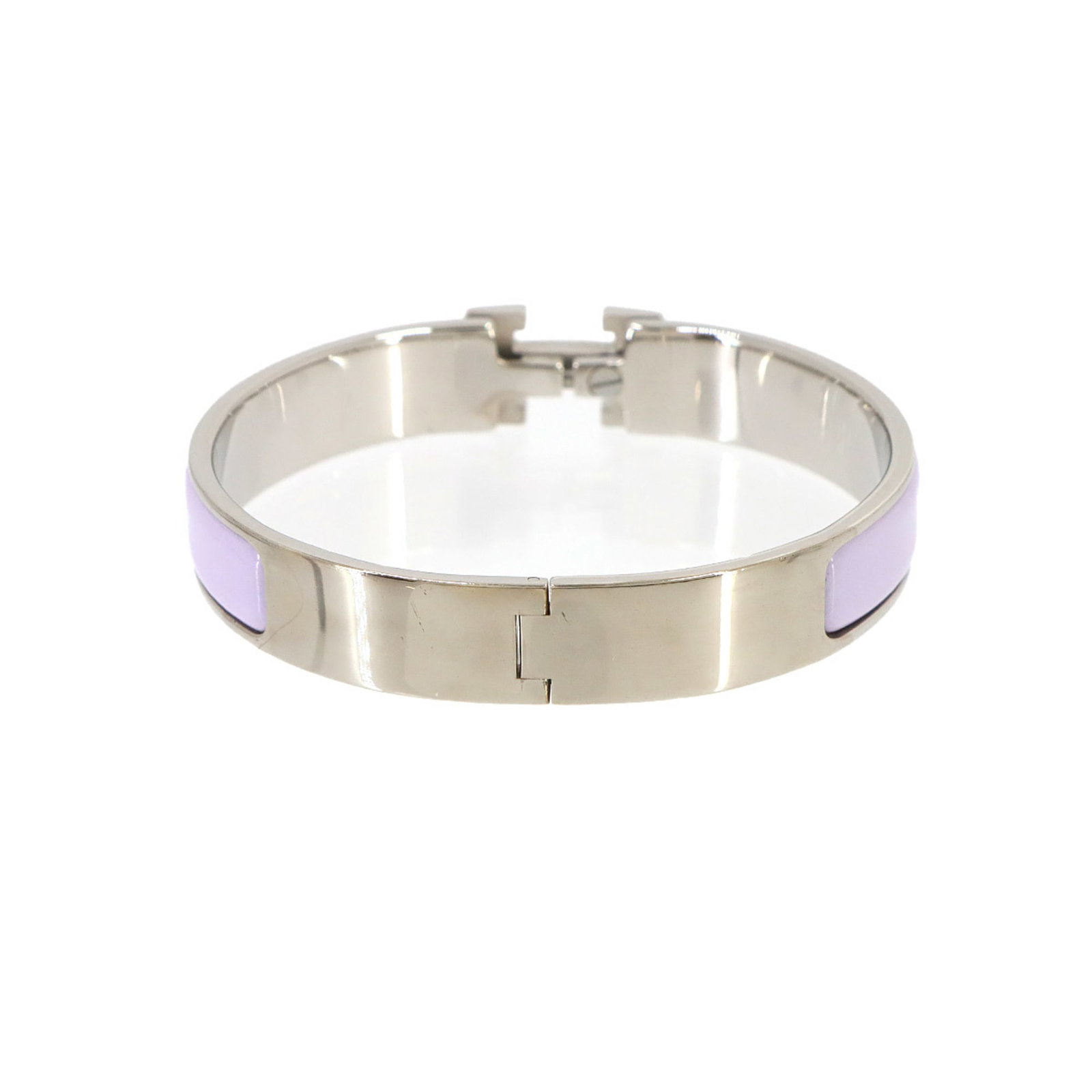 HERMES Bangle Purple Silver - 4