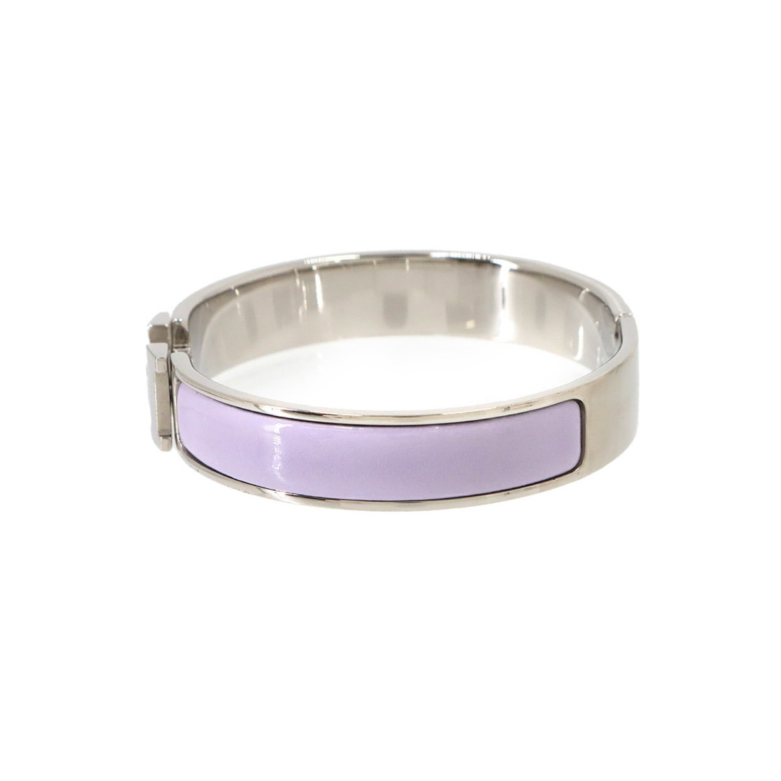 HERMES Bangle Purple Silver - 5