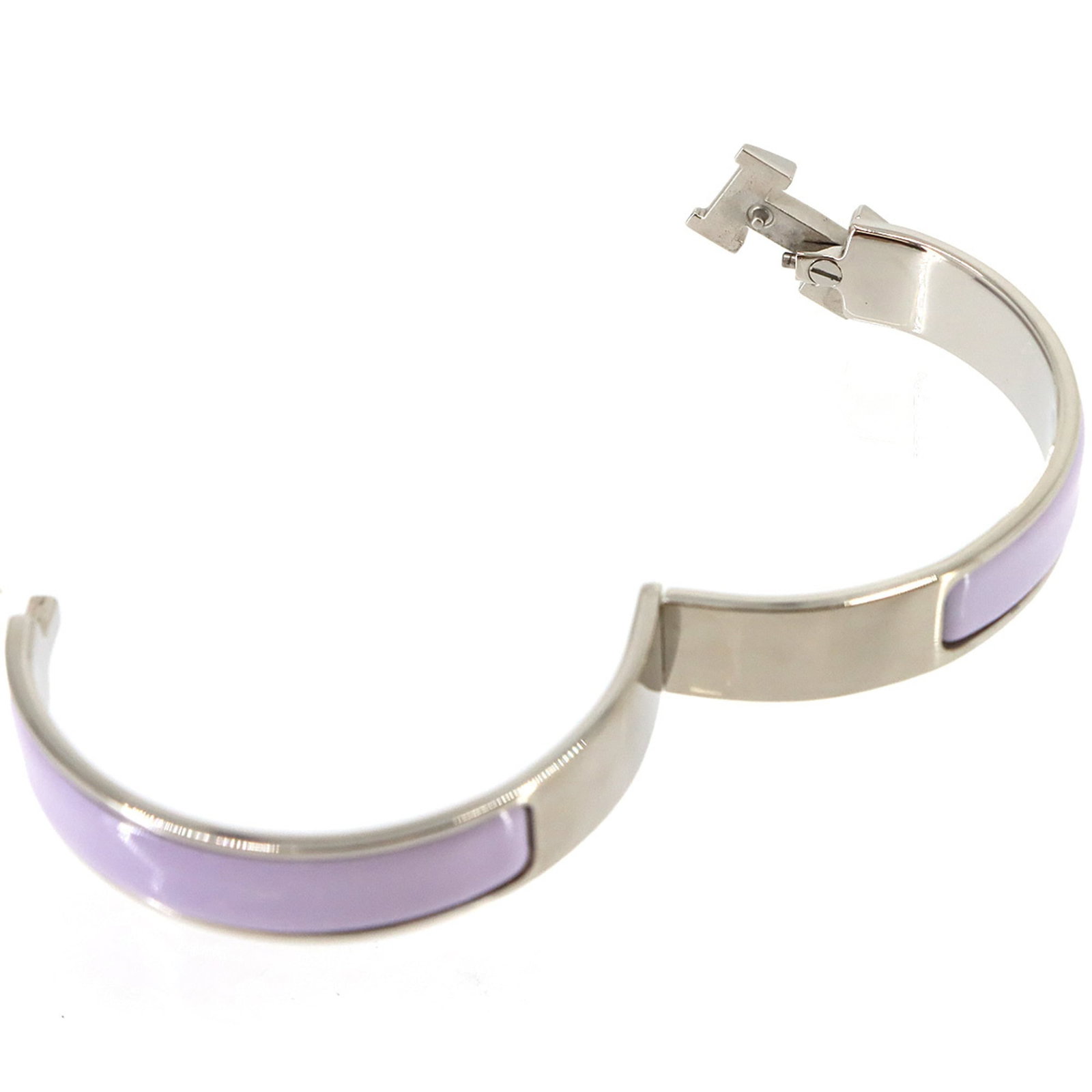 HERMES Bangle Purple Silver - 6