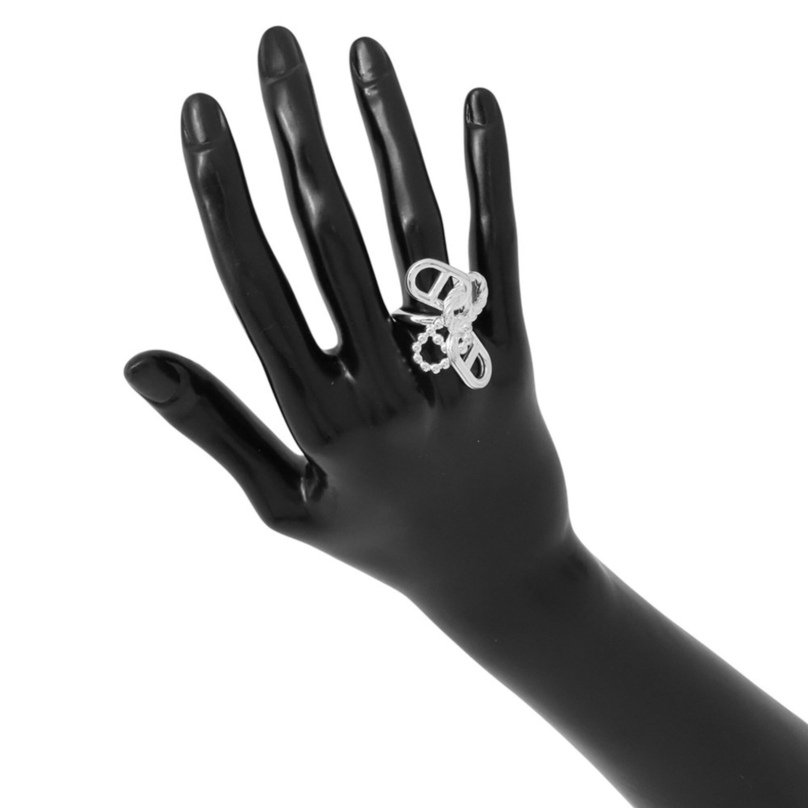 HERMES Band Ring Silver 925 - 4