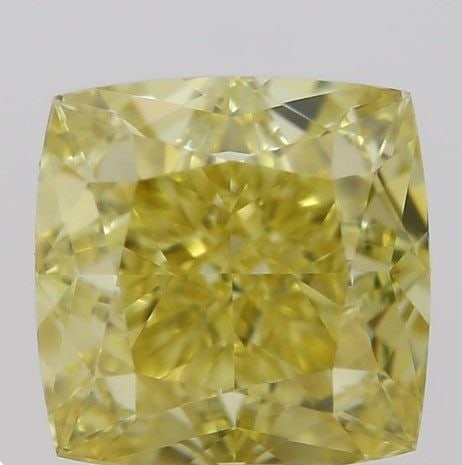 GIA Cushion Brilliant 0.5ct Fancy Intense Yellow VVS1 - Loose Natural Diamond: GIA Cushion Brilliant 0.5ct Fancy Intense Yellow VVS1 - Loose Natural Diamond GIA-certified, this 0.5ct Fancy Intense Yellow VVS1 diamond boasts exceptional clarity and color, with a brilliant cut