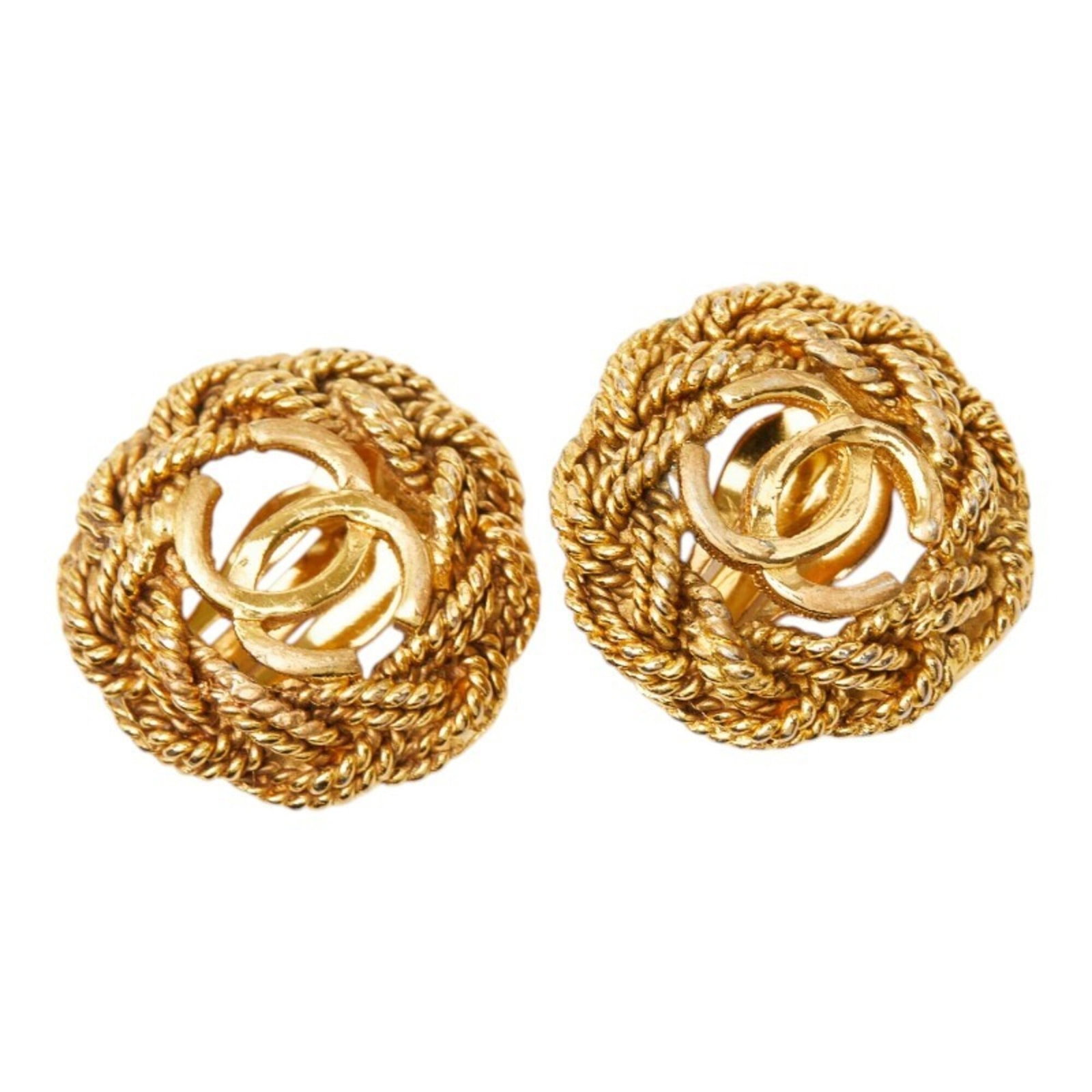 CHANEL Gold: CHANEL Gold Gold Chanel watch with a 26.80mm x 26.80mm stone size, bearing a signature, is a pre-owned timepiece in good condition. The watch features visible scratches, scuffs, and dirt, but remains 
