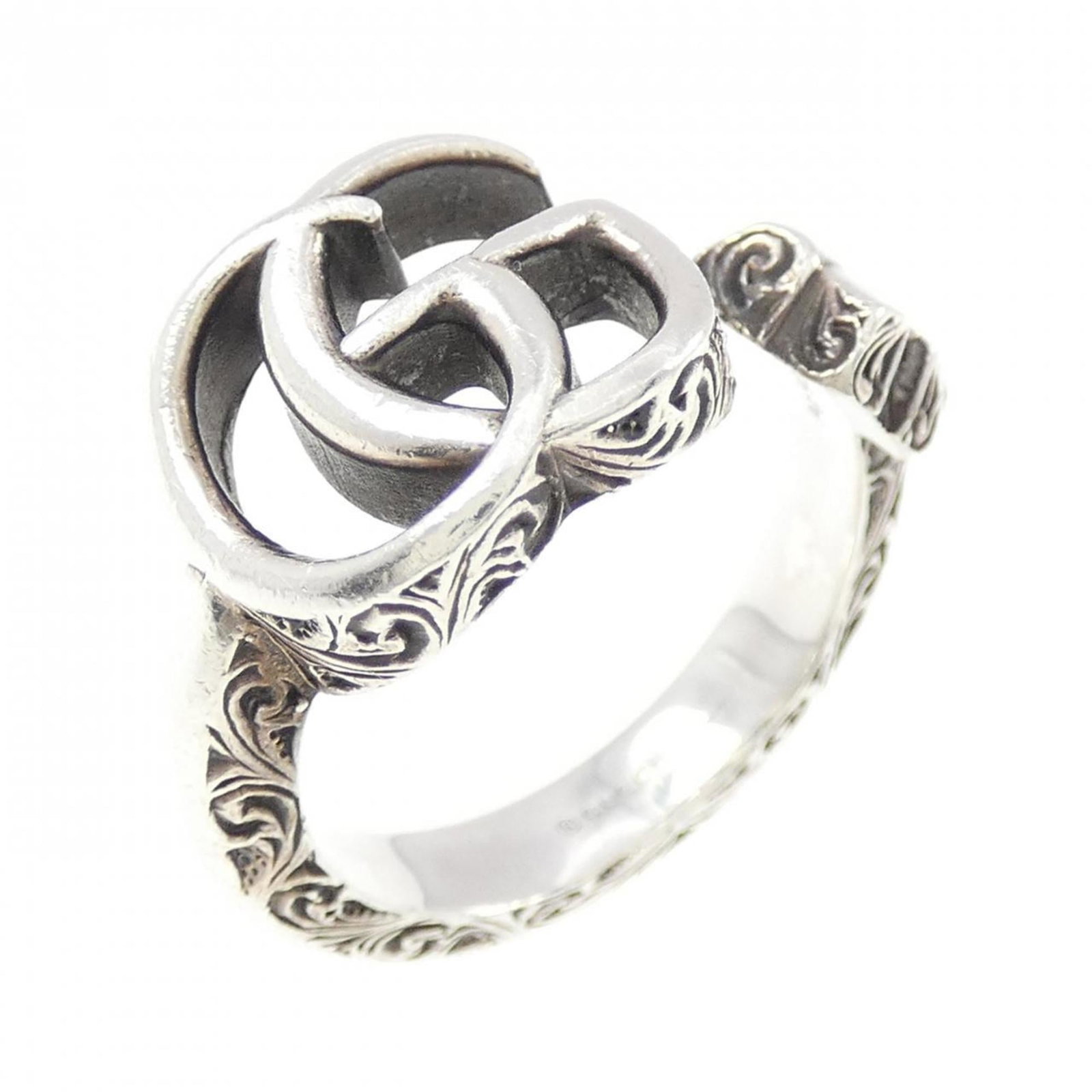GUCCI Band Ring Silver 925