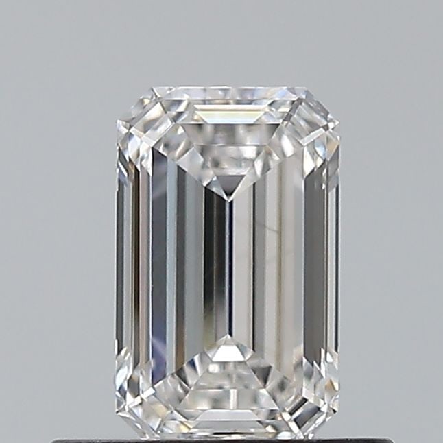 GIA Emerald 0.6ct F VVS2 - Loose Natural Diamond: GIA Emerald 0.6ct F VVS2 - Loose Natural Diamond GIA Emerald 0.6ct F VVS2 - Loose Natural DiamondThe GIA-certified 0.6ct emerald-cut diamond boasts exceptional clarity, with a VVS2 grade indicating