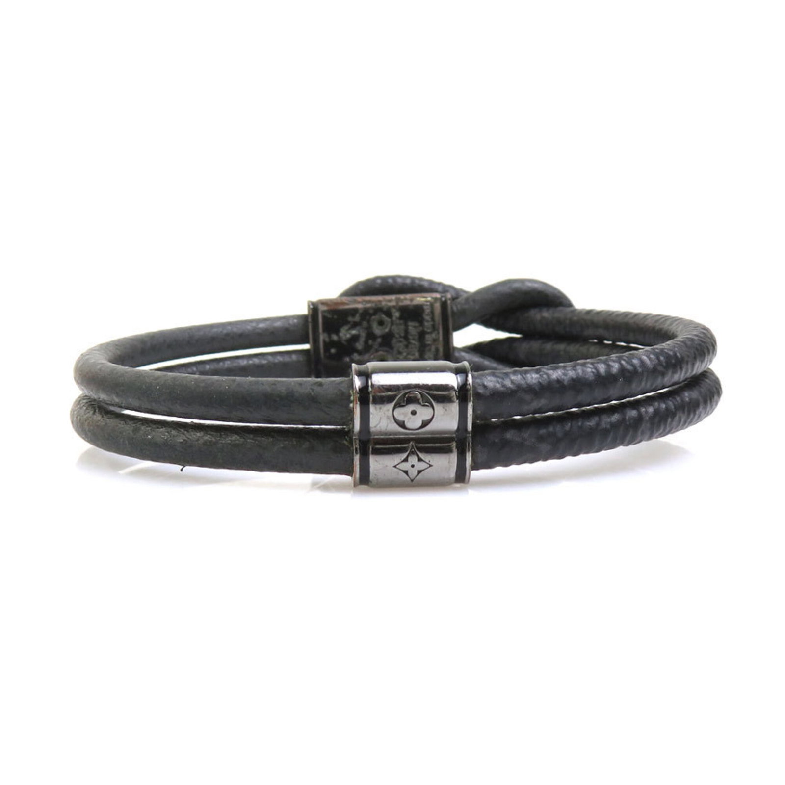 LOUIS VUITTON Charm Bracelet Metal Monogram Eclipse - 4