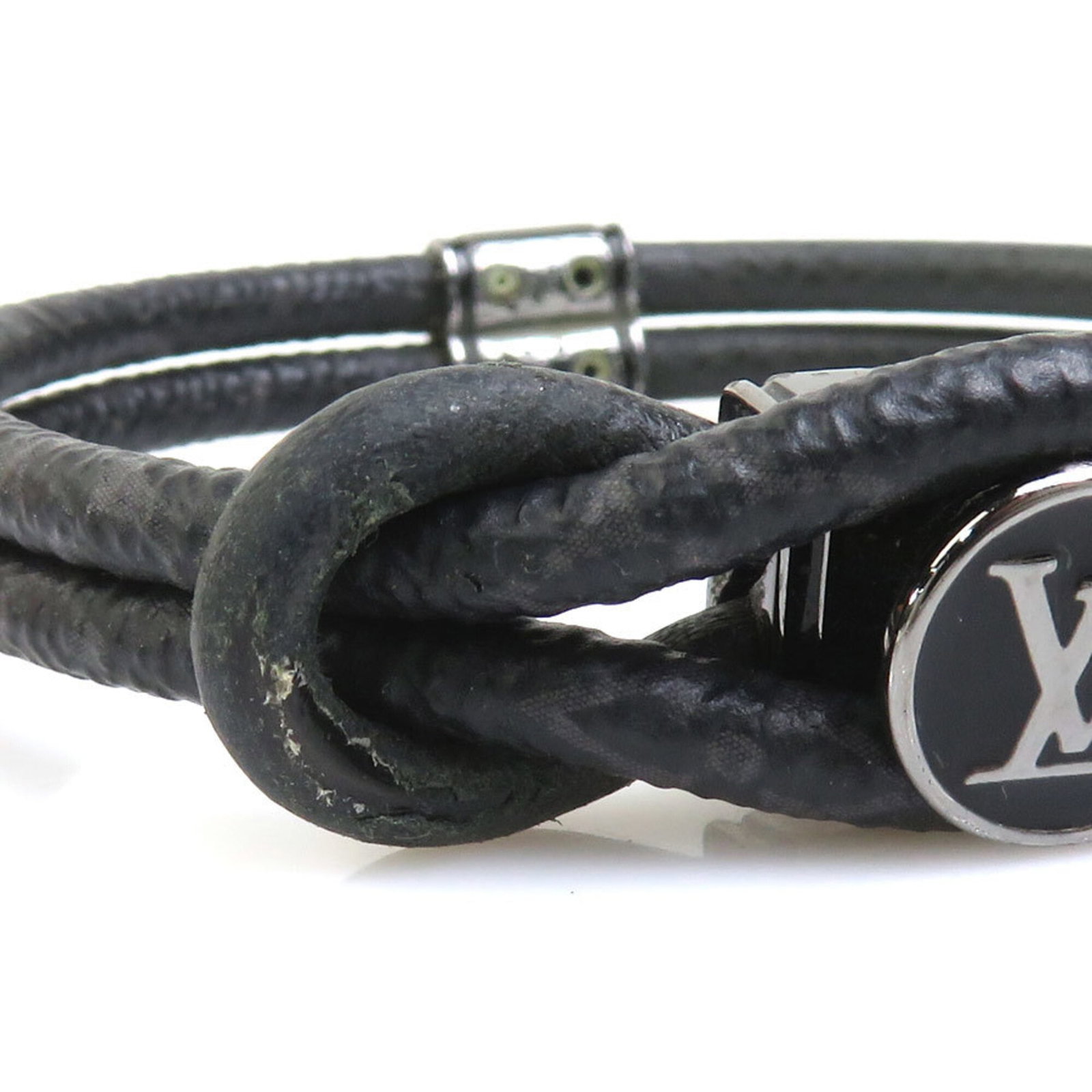 LOUIS VUITTON Charm Bracelet Metal Monogram Eclipse - 6