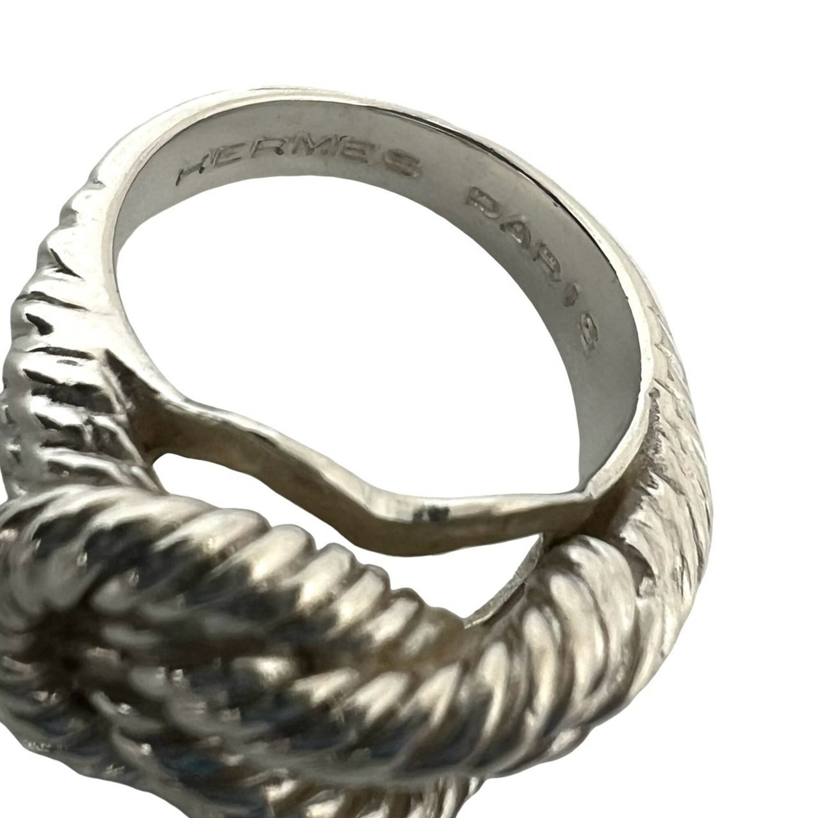 HERMES Band Ring Silver 925 - 3