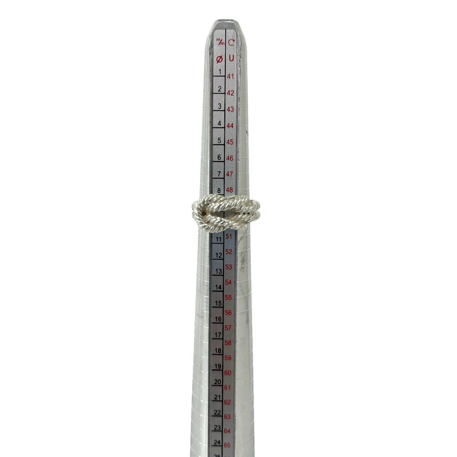 HERMES Band Ring Silver 925 - 7