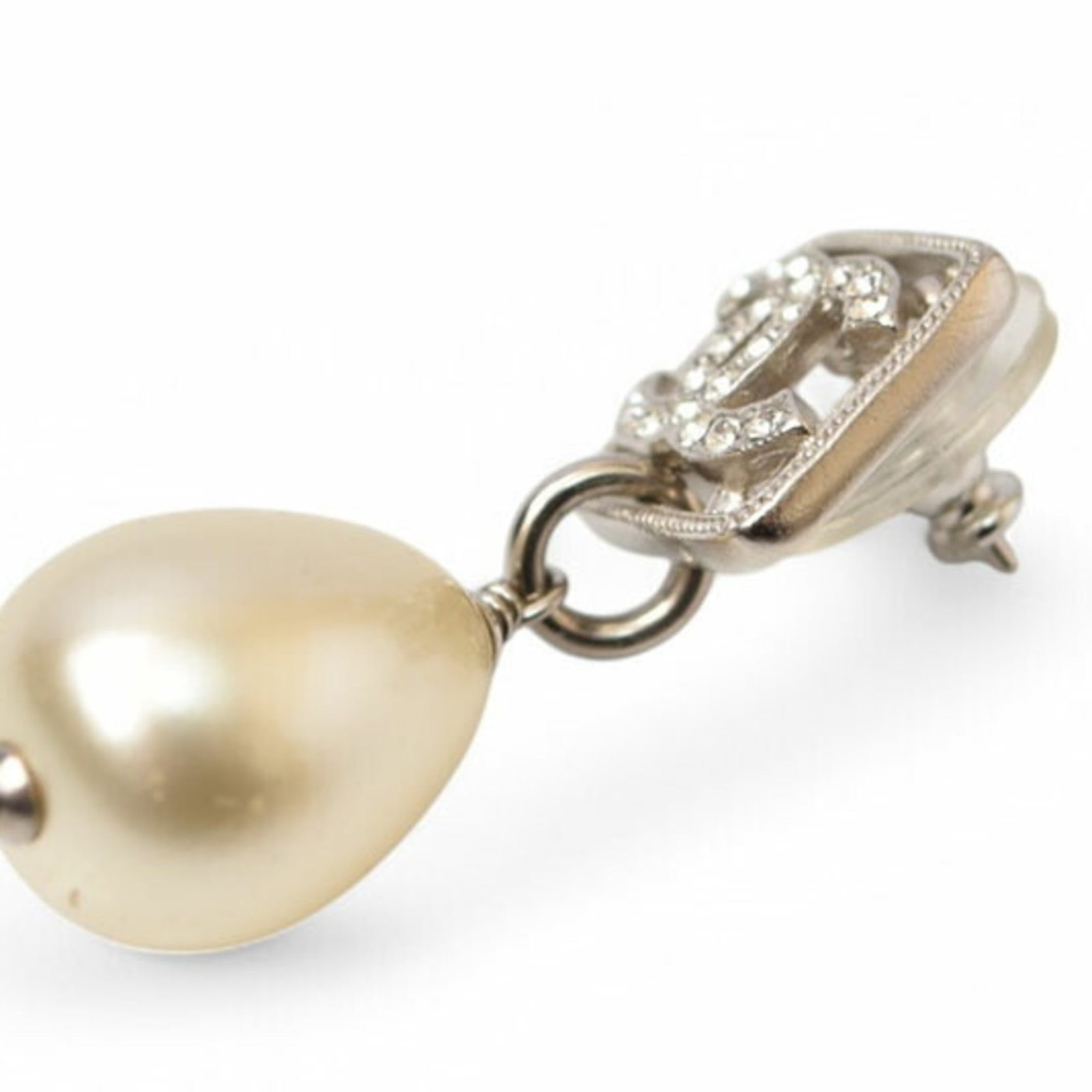 CHANEL Stud Earrings Gold Plating - 3