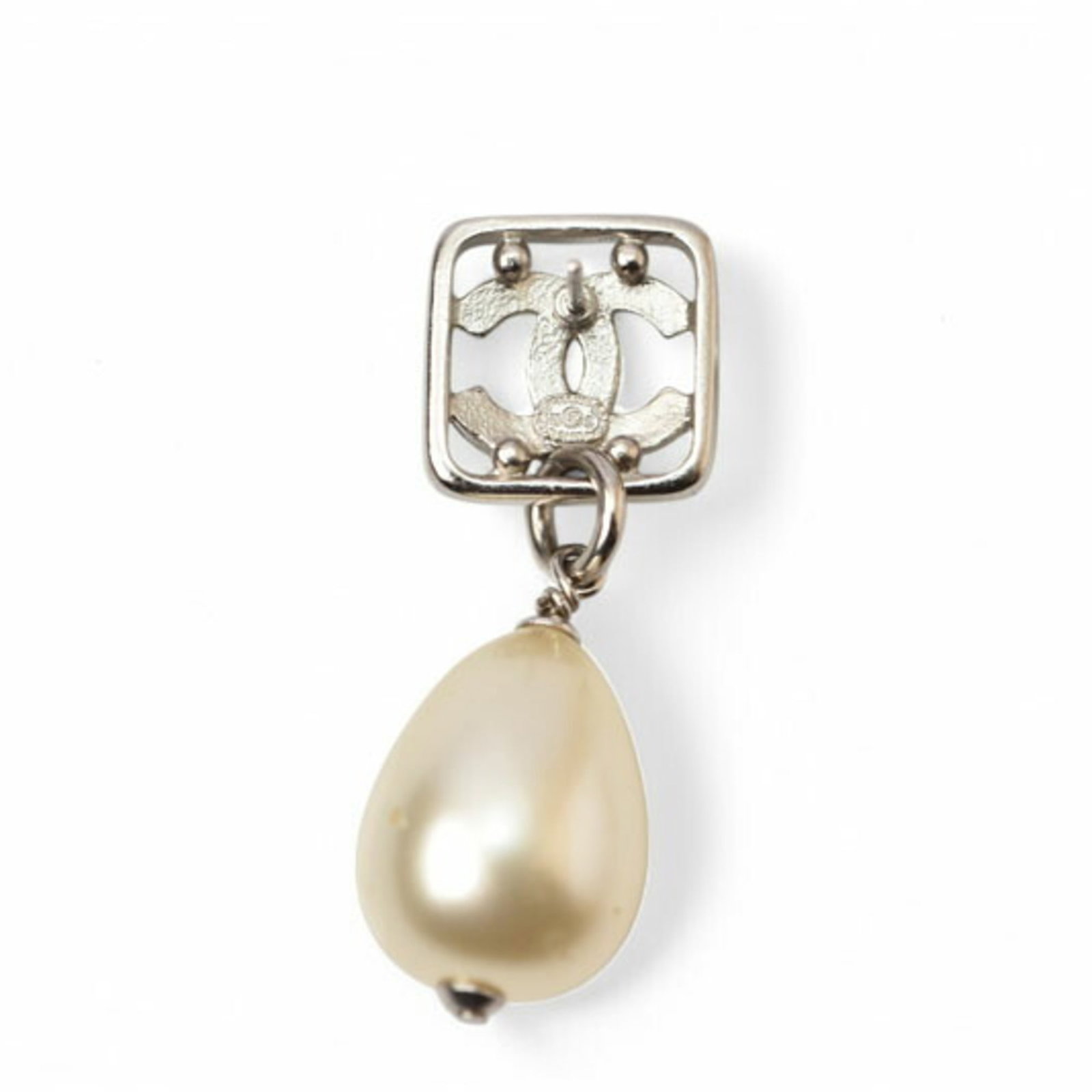 CHANEL Stud Earrings Gold Plating - 4