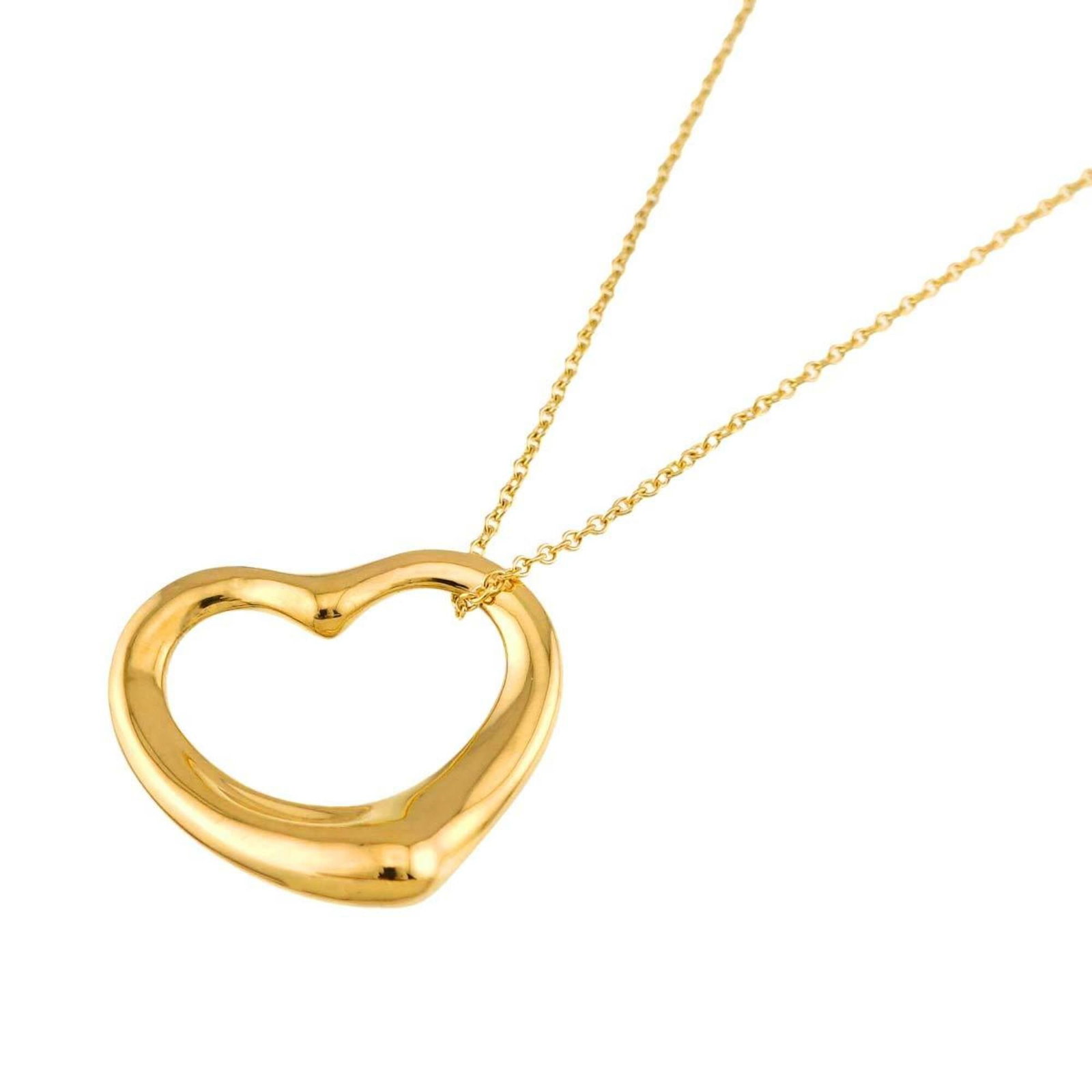TIFFANY Yellow Gold (18K): TIFFANY Yellow Gold (18K) Yellow gold (18K) necklace from Tiffany, featuring a pendant with a 19.1mm x 22mm size, available in a 40 cm / 15.74'' neck circumference. This necklace is in like new