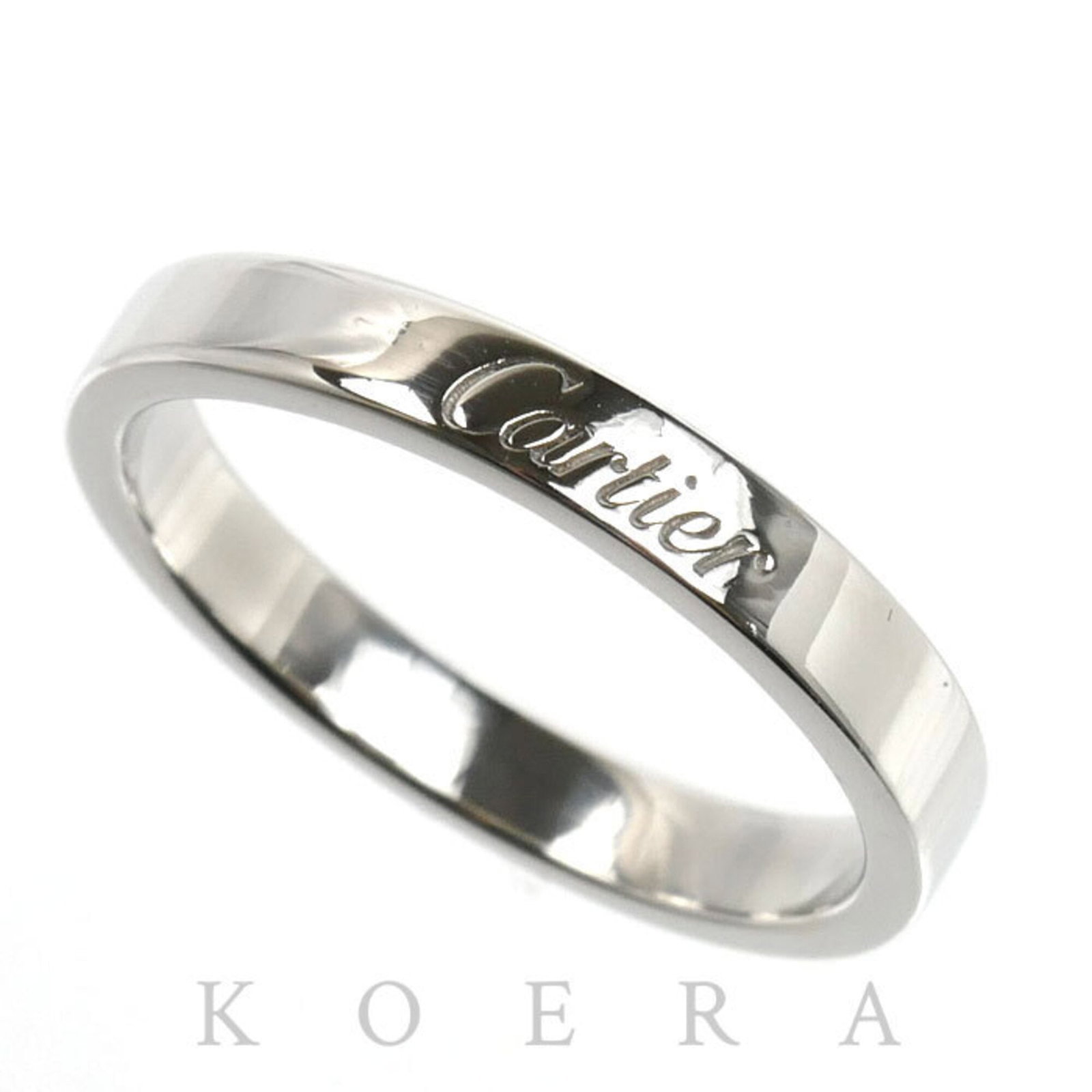 CARTIER Band Ring Platinum 950: CARTIER Band Ring Platinum 950 Platinum 950 Cartier Band Ring features a sleek and sophisticated design, showcasing the luxury of the French brand. This 56 US Size 8 band ring boasts a high-quality pl