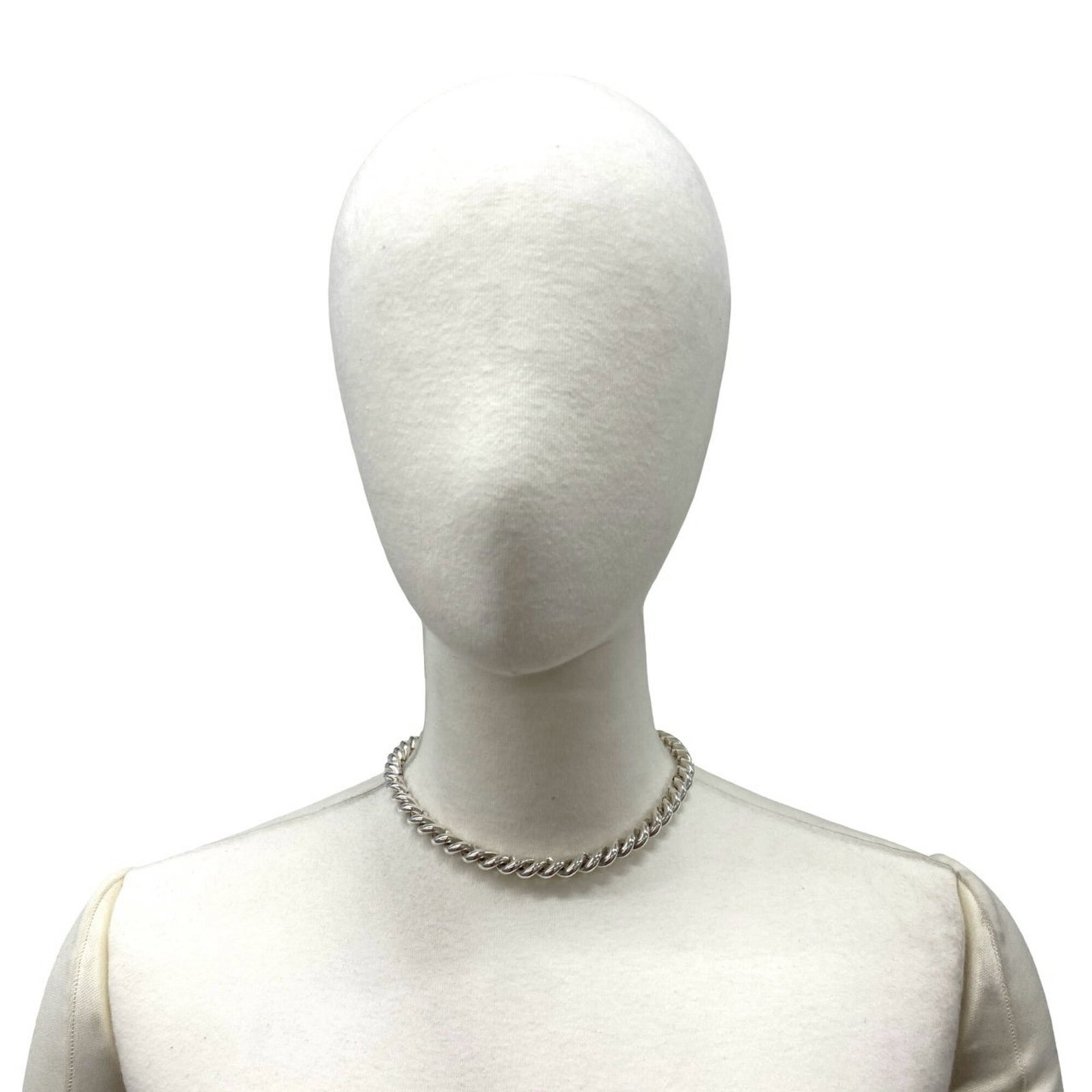 HERMES Silver Necklace - 2