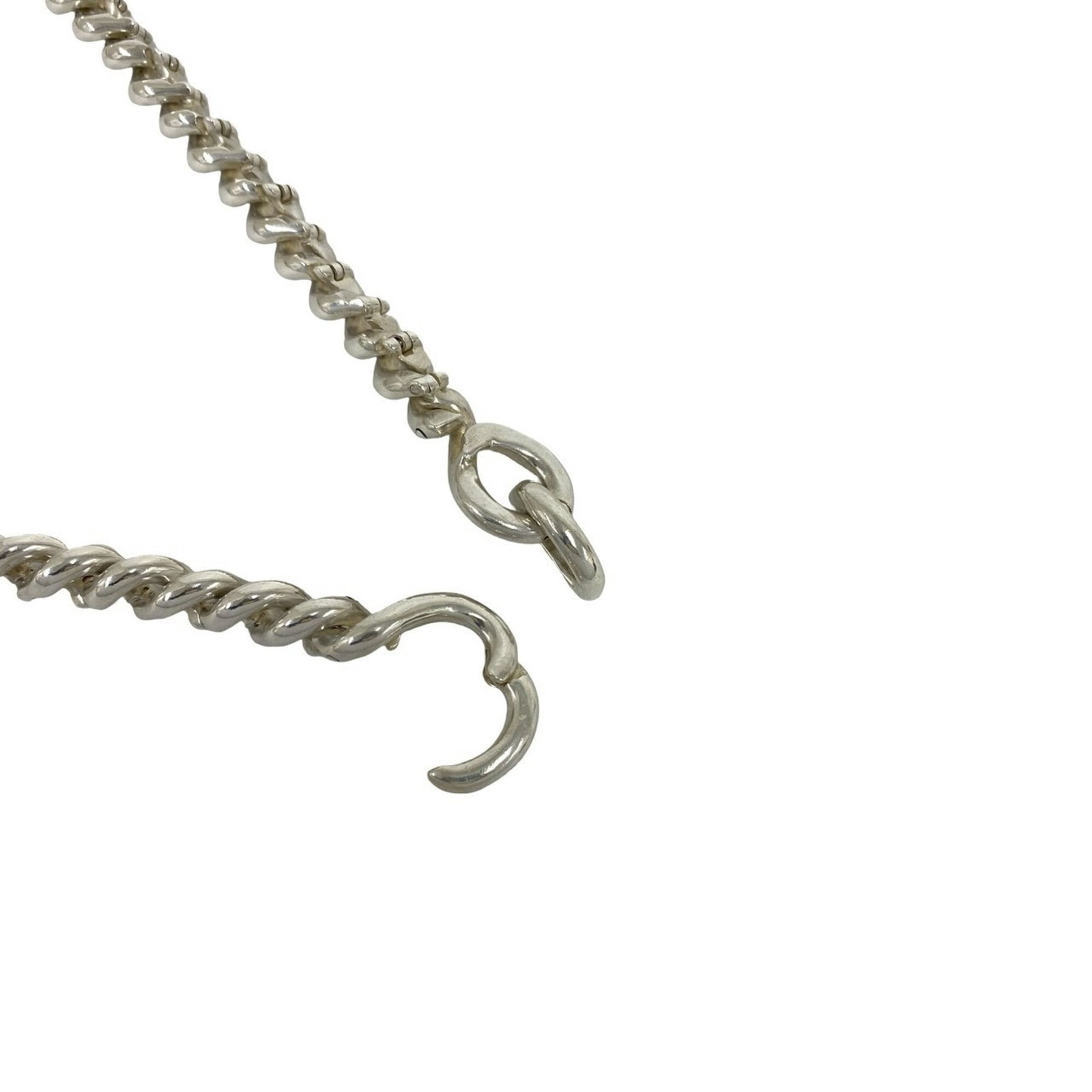 HERMES Silver Necklace - 4