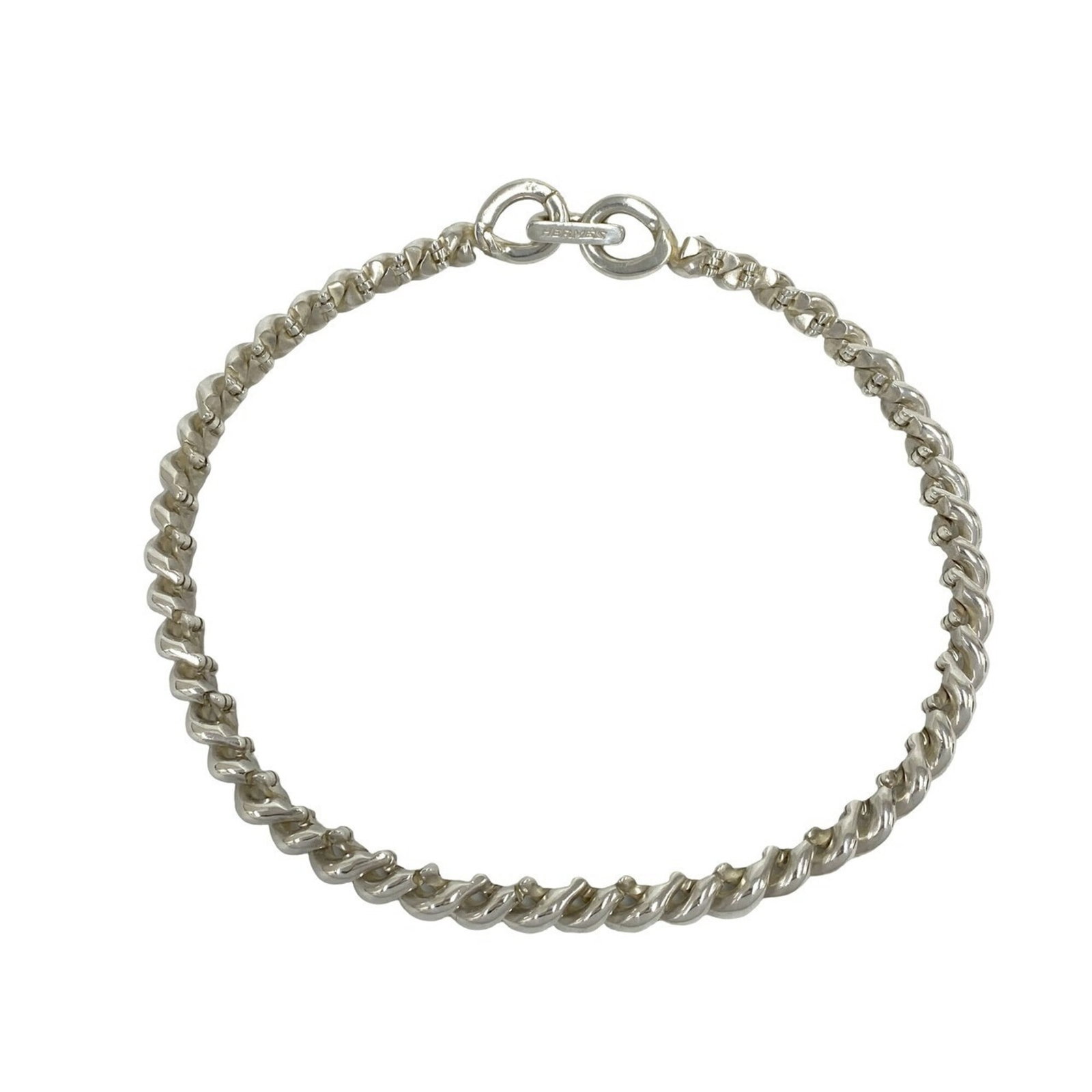 HERMES Silver Necklace - 5