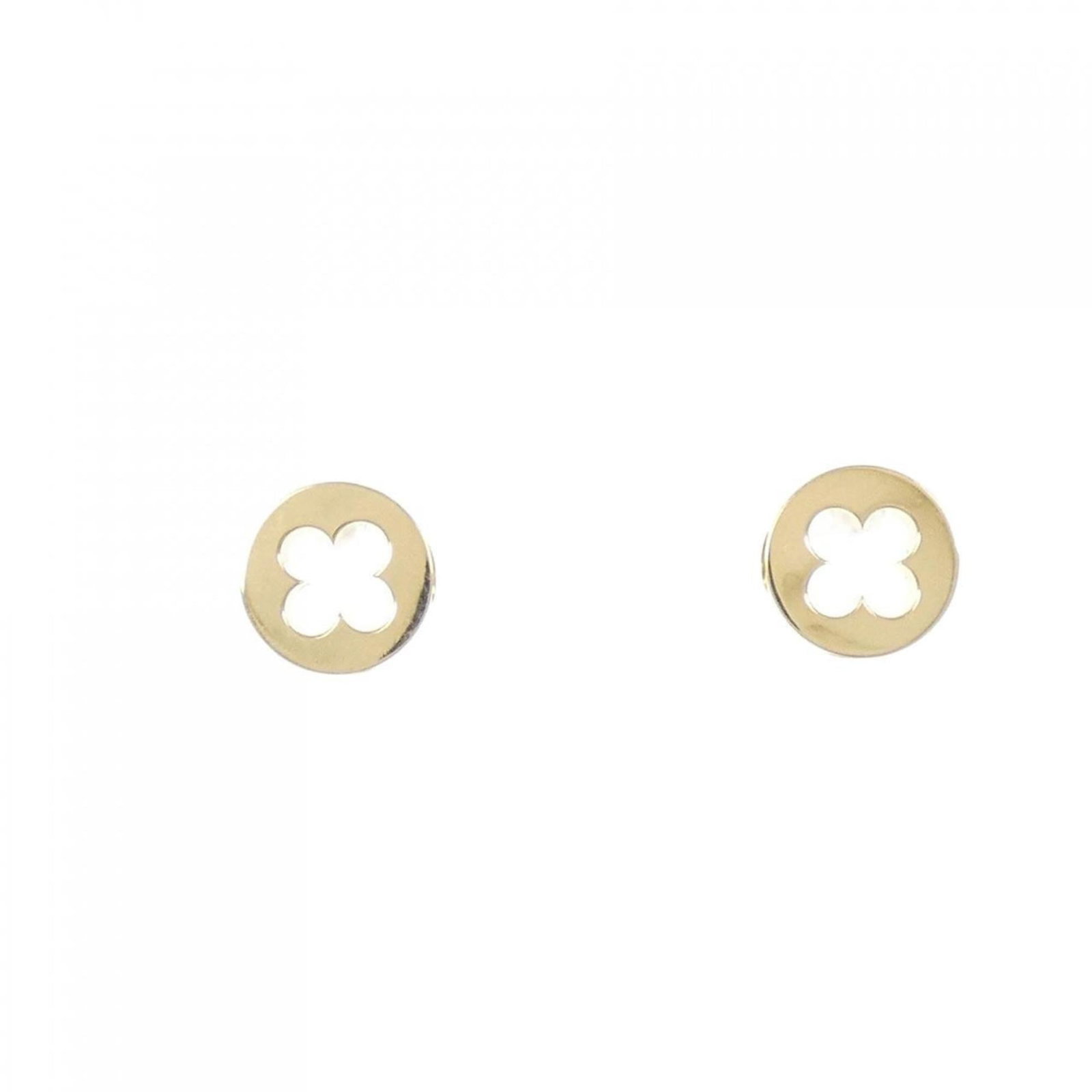 LOUIS VUITTON Stud Earrings Yellow Gold (18K): LOUIS VUITTON Stud Earrings Yellow Gold (18K) Yellow gold (18K) stud earrings from Louis Vuitton feature a classic design that exudes luxury and sophistication. Made from high-quality 18K yellow