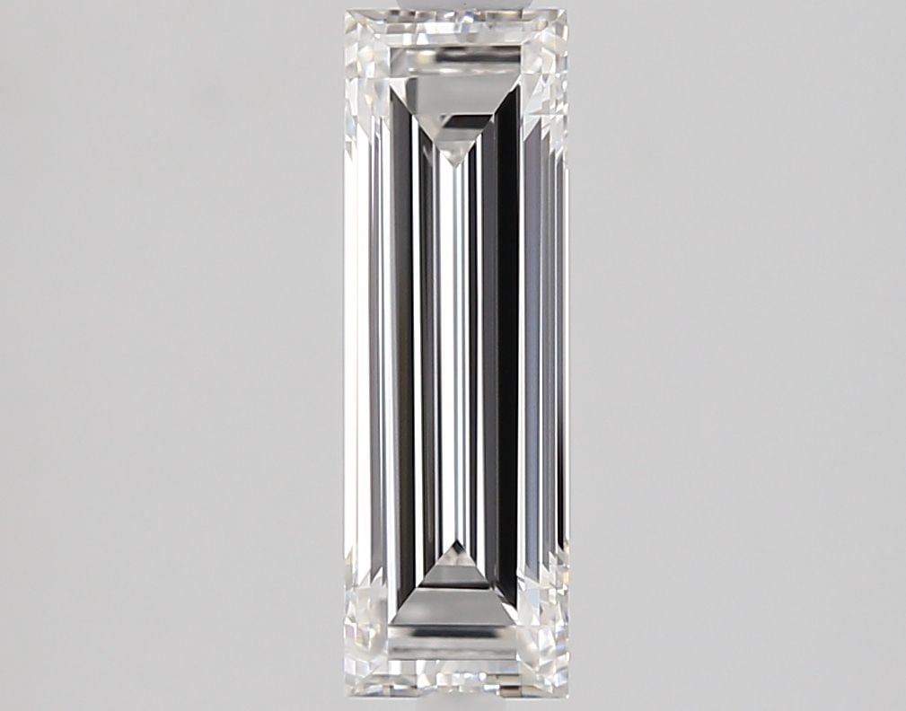 GIA Baguette 1.01ct F IF - Loose Natural Diamond: GIA Baguette 1.01ct F IF - Loose Natural Diamond GIA certified, this 1.01ct F color, IF clarity, loose natural diamond boasts exceptional polish and symmetry. Measuring 10.99L x 3.59W x 2.53H, the