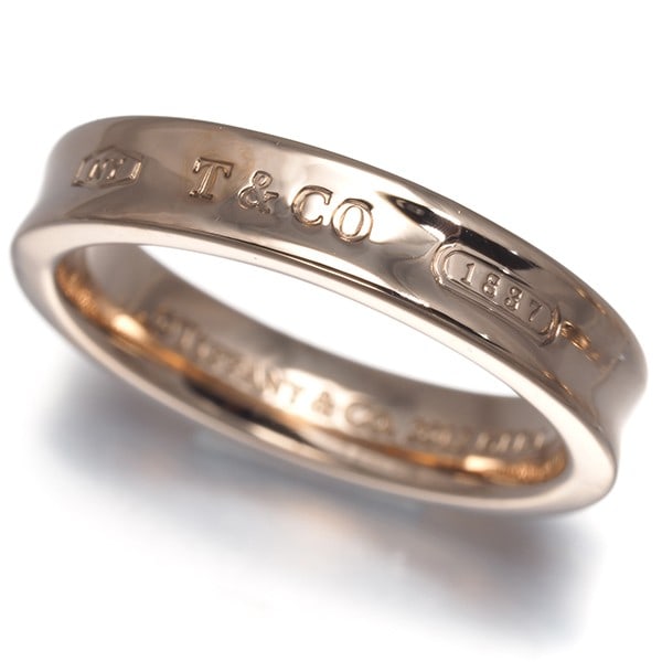 Tiffany&Co. Ring 1837 Narrow Us5.25-5.5 Rubedo Metal: Tiffany&Co. Ring 1837 Narrow Us5.25-5.5 Rubedo Metal The Tiffany&Co. Ring 1837 features a unique design with a Rubedo Metal construction, showcasing a distinctive 1837 collection style. This ring