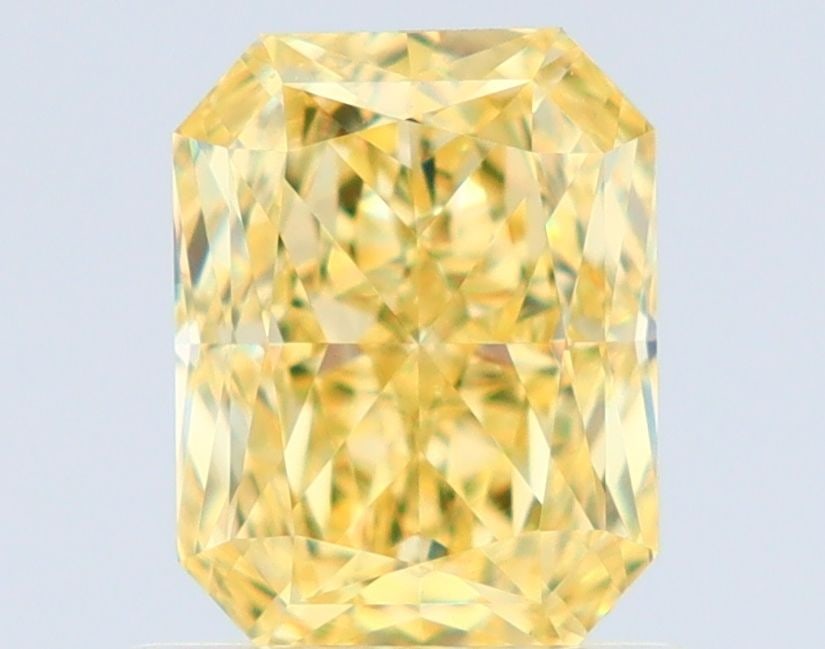 GIA Radiant 1.02ct Fancy Intense Yellow VVS2 - Loose Natural Diamond: GIA Radiant 1.02ct Fancy Intense Yellow VVS2 - Loose Natural Diamond GIA-certified, this loose natural diamond boasts a vibrant Fancy Intense Yellow color and exceptional clarity, graded VVS2.