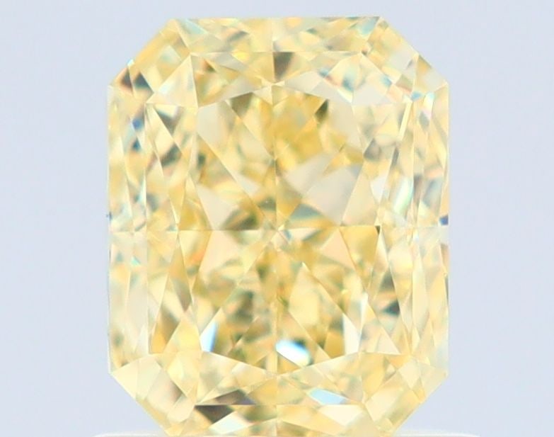 GIA Radiant 1.02ct Fancy Light Yellow VVS1 - Loose Natural Diamond: GIA Radiant 1.02ct Fancy Light Yellow VVS1 - Loose Natural Diamond GIA certified, this 1.02ct Fancy Light Yellow VVS1 diamond boasts exceptional clarity and a vibrant, sunny hue. Its EX polish and