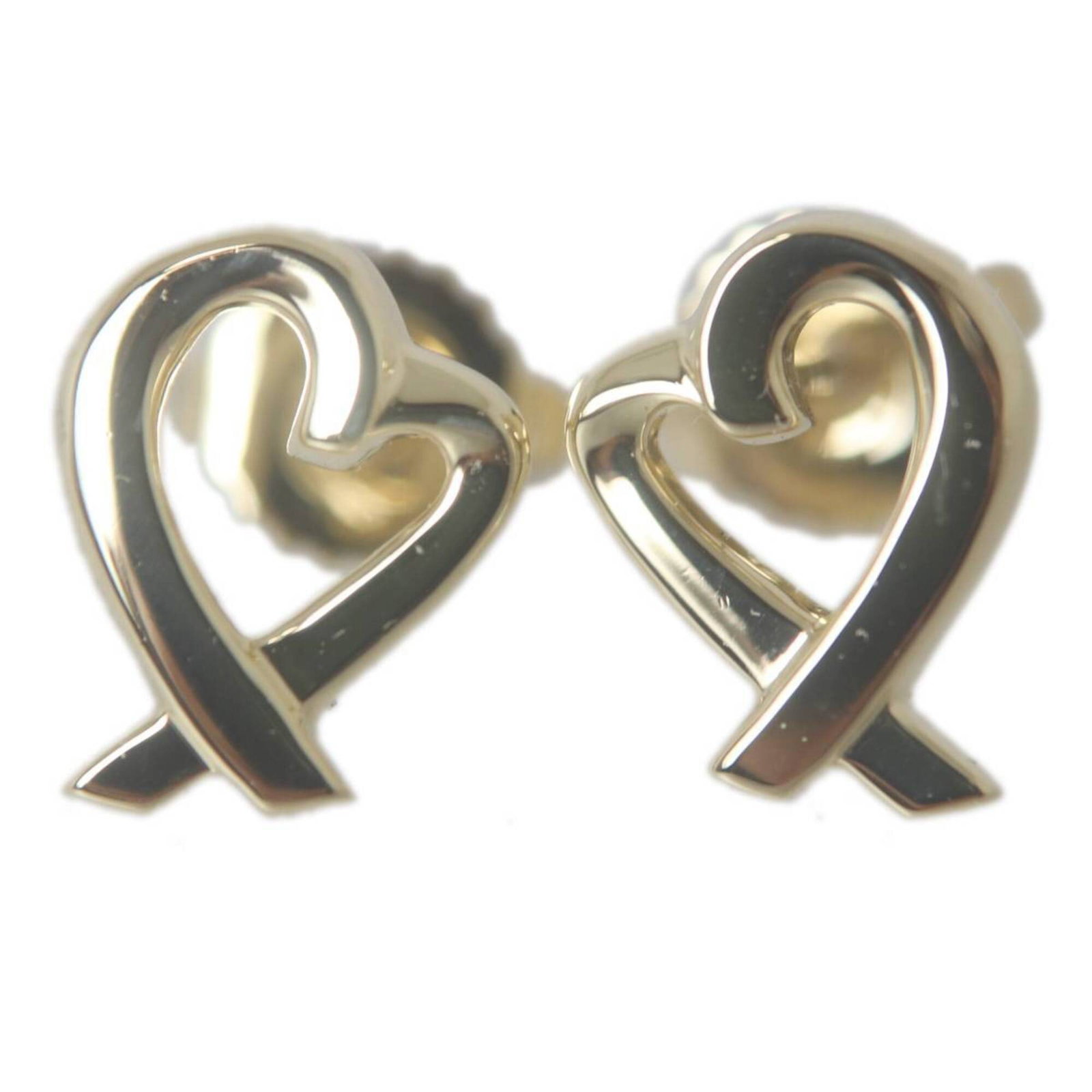 TIFFANY Stud Earrings Yellow Gold (18K): TIFFANY Stud Earrings Yellow Gold (18K) Yellow gold (18K) stud earrings from Tiffany, featuring a delicate 1.00mm x 0.80mm design with minor scratches or light marks present. Gently used in very good
