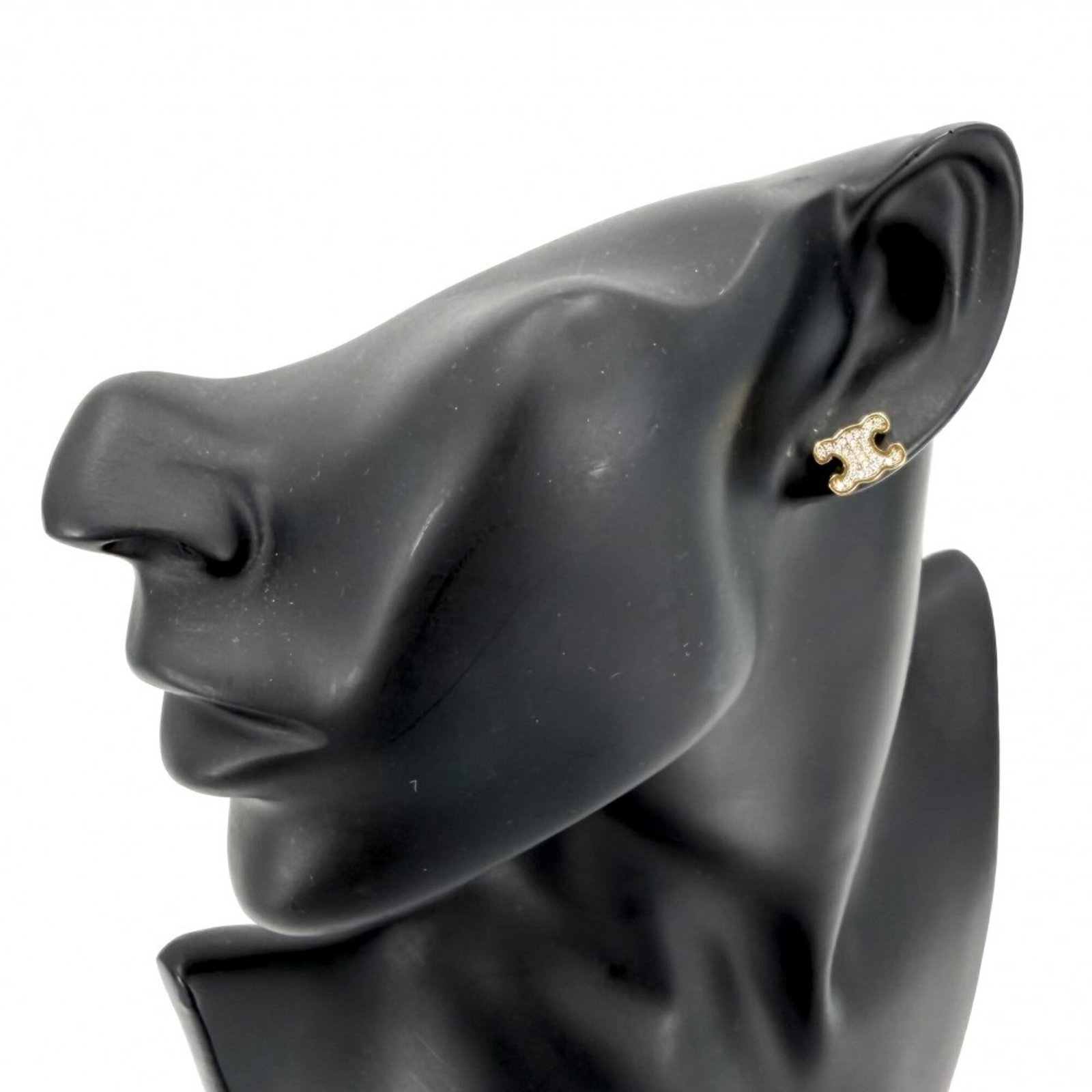CELINE Stud Earrings Gold - 2