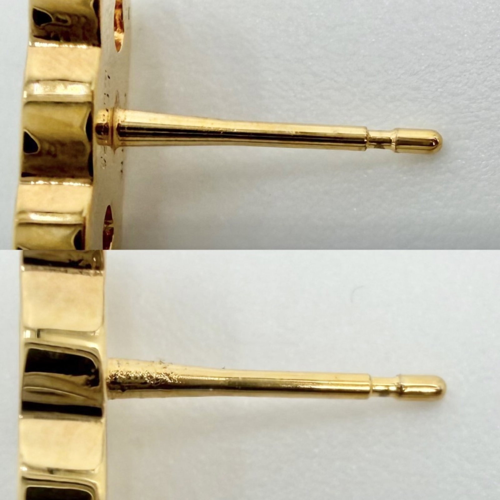 CELINE Stud Earrings Gold - 3