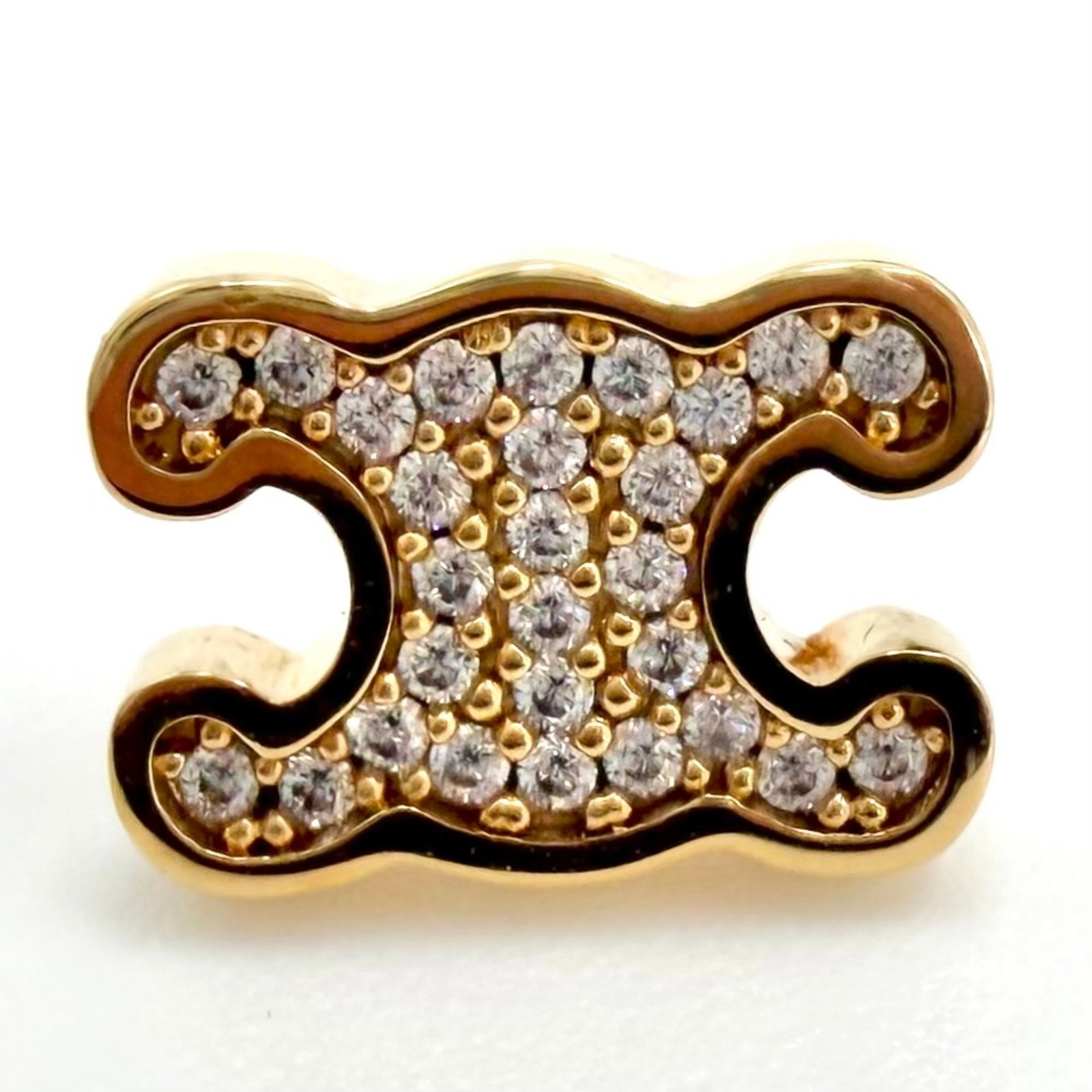 CELINE Stud Earrings Gold - 6