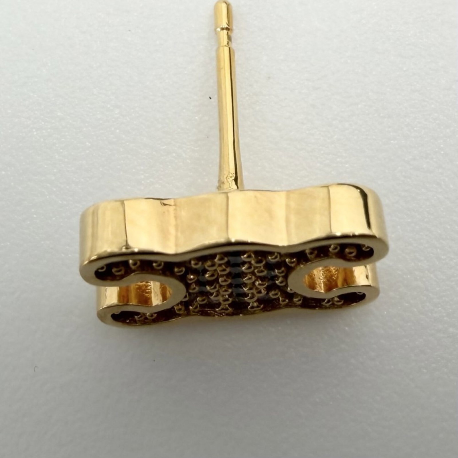 CELINE Stud Earrings Gold - 7