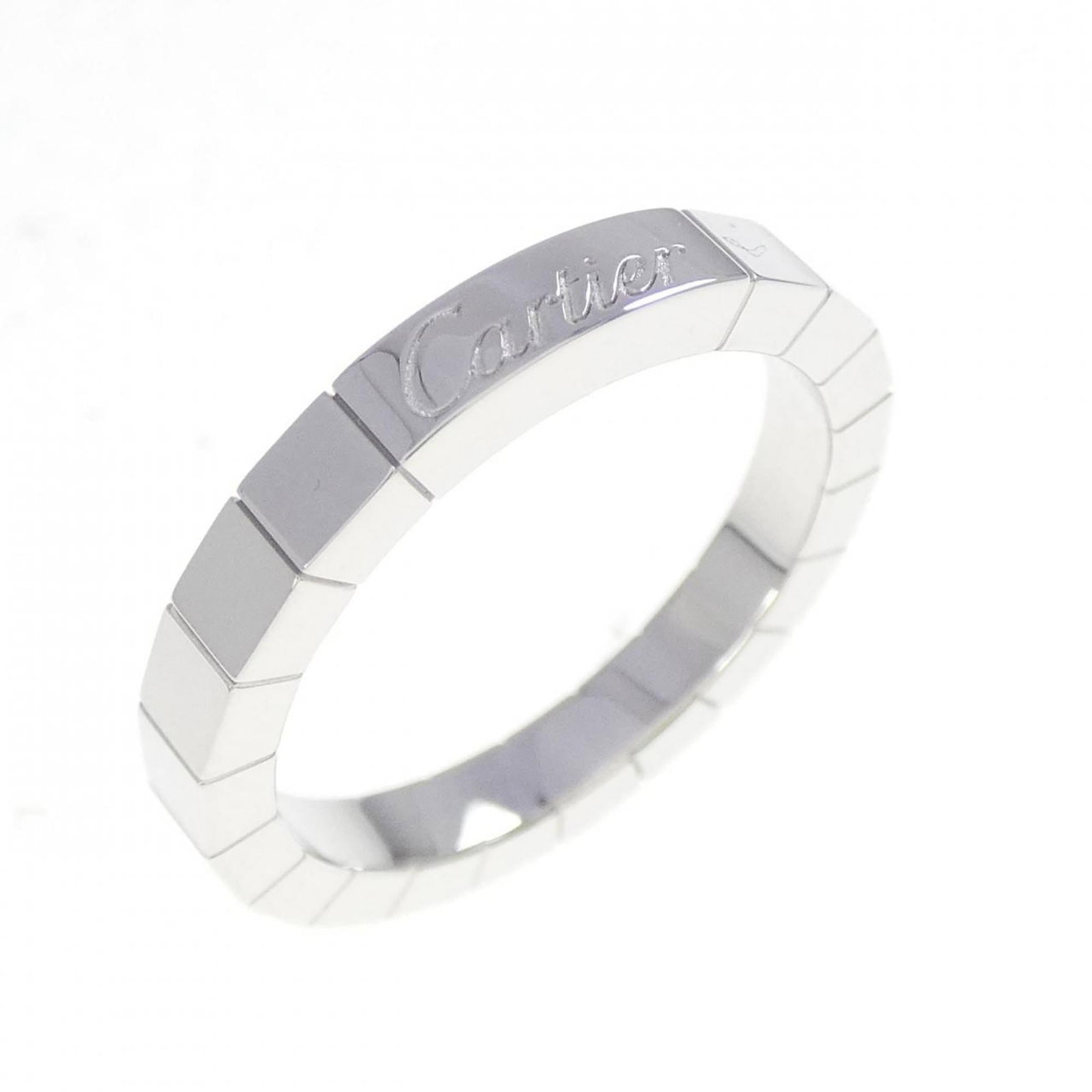 CARTIER Band Ring White Gold (18K): CARTIER Band Ring White Gold (18K) White gold (18K) band ring from Cartier, featuring a sleek design that complements any style. This piece is made from high-quality 18K white gold and is available in