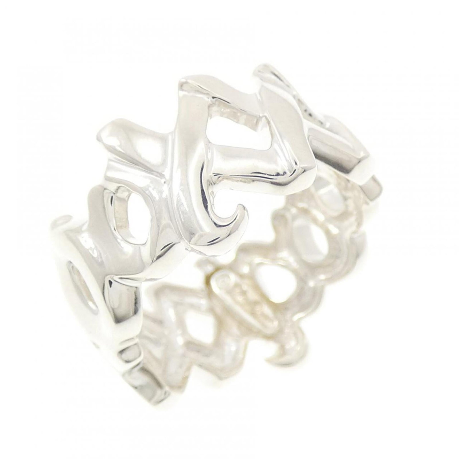 TIFFANY Band Ring Silver 925: TIFFANY Band Ring Silver 925 Silver 925 Tiffany band ring with a sleek design, crafted from high-quality sterling silver. This like-new used ring features a subtle shine and minimal signs of wear, mak
