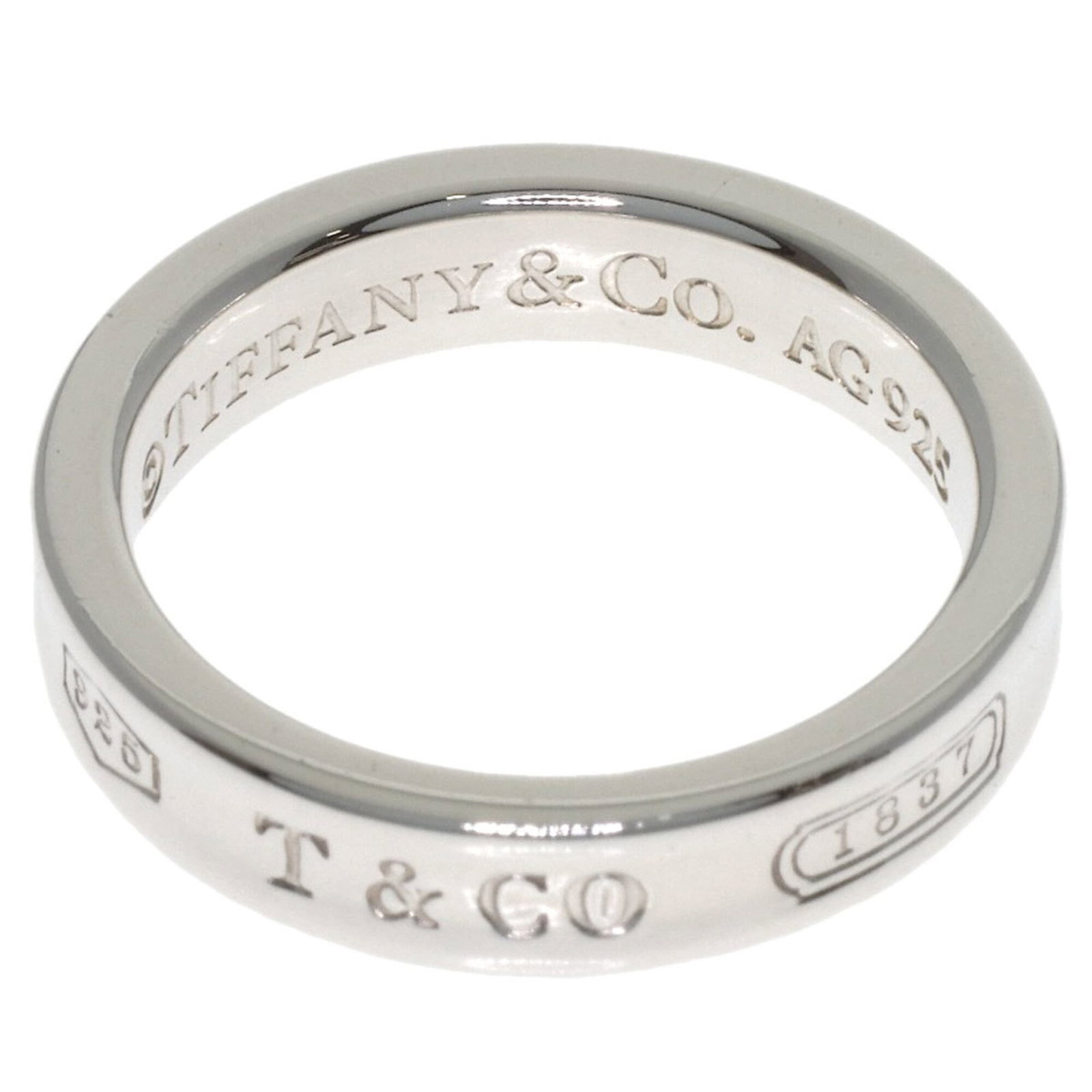 TIFFANY Band Ring Silver - 4
