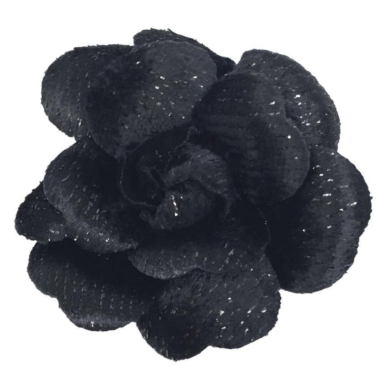 CHANEL Corsage Leather: CHANEL Corsage Leather The CHANEL Corsage Leather is a sleek and sophisticated accessory, measuring 7.5cm x 7.5cm in size. Gently used with minor signs of wear, this leather corsage bears a signature 