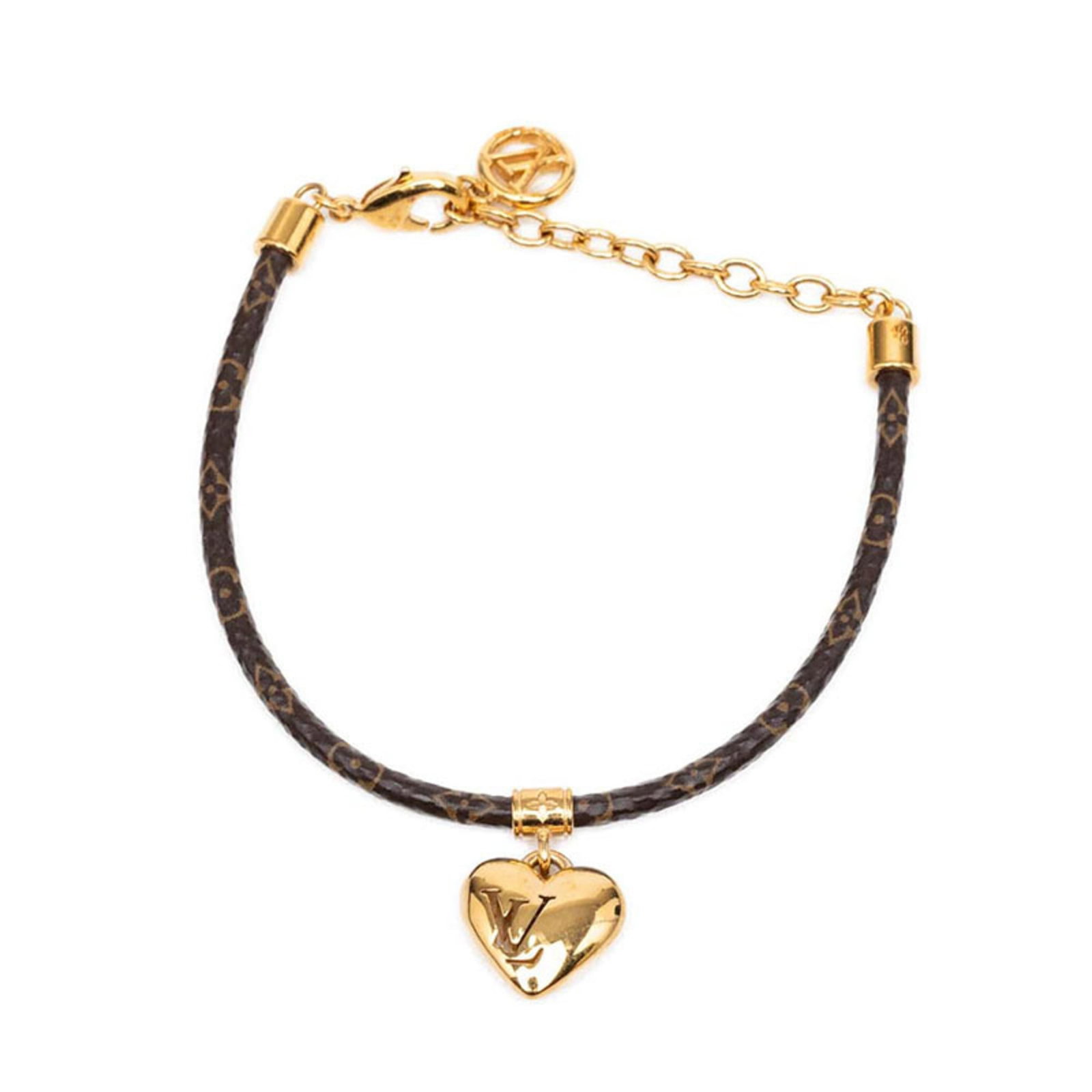 LOUIS VUITTON Charm Bracelet Brown: LOUIS VUITTON Charm Bracelet Brown Item Specifics: Brand: Louis Vuitton Line: Monogram Type: Charm bracelet Gender: Women Color: Brown Length: 17.5cm / 6.88'' Width: 3mm / 0.11'' Total Length: 20.3cm