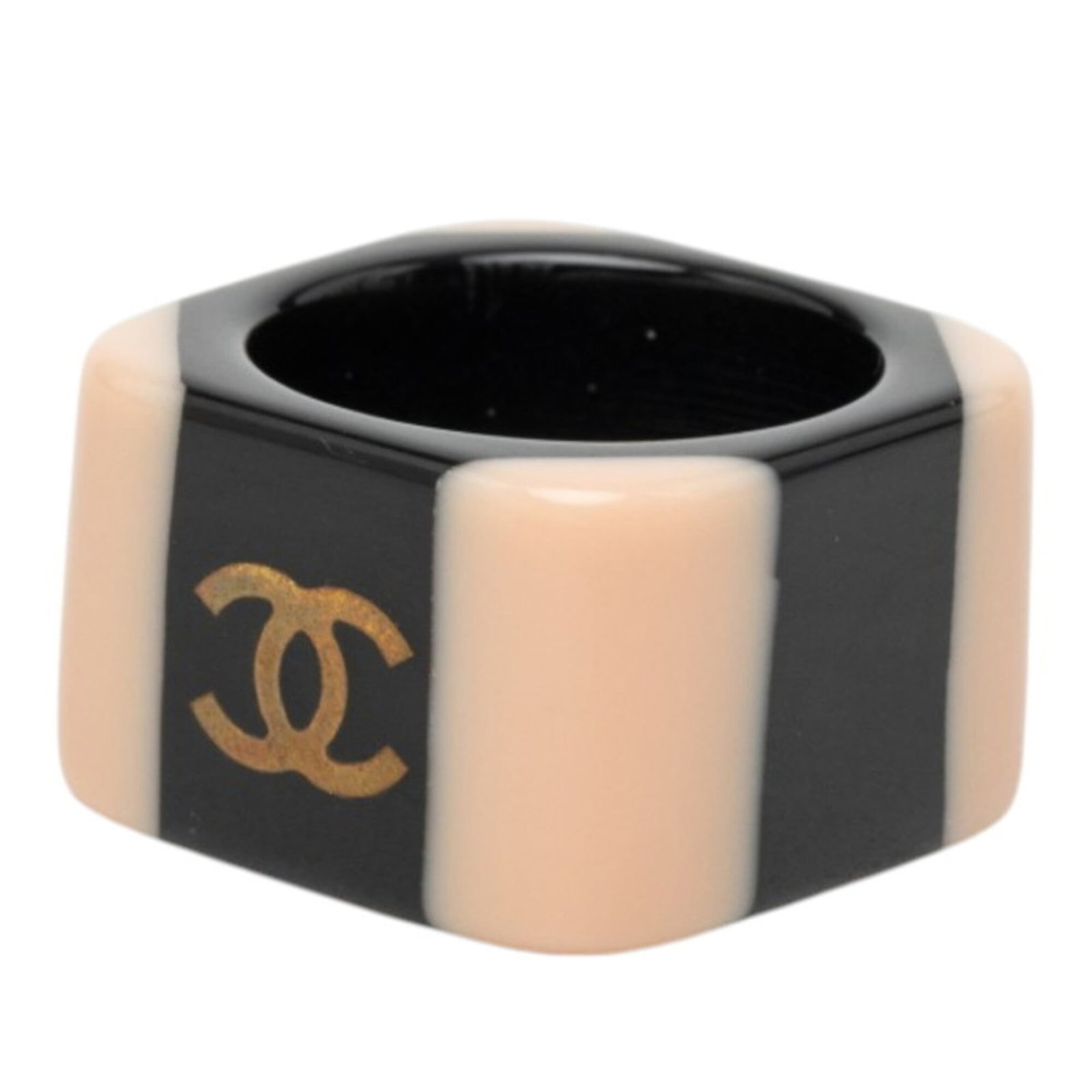 CHANEL Band Ring Plastic - 2