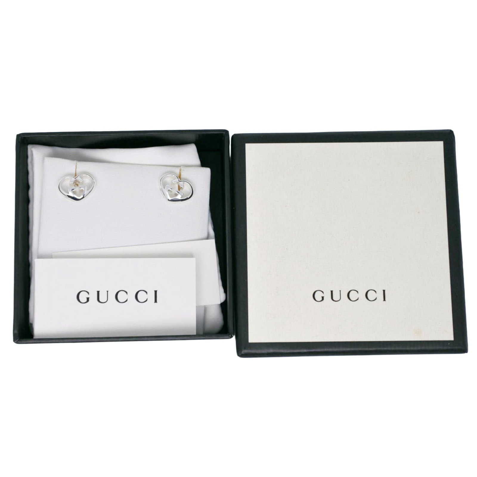 GUCCI Stud Earrings Silver 925 - 6