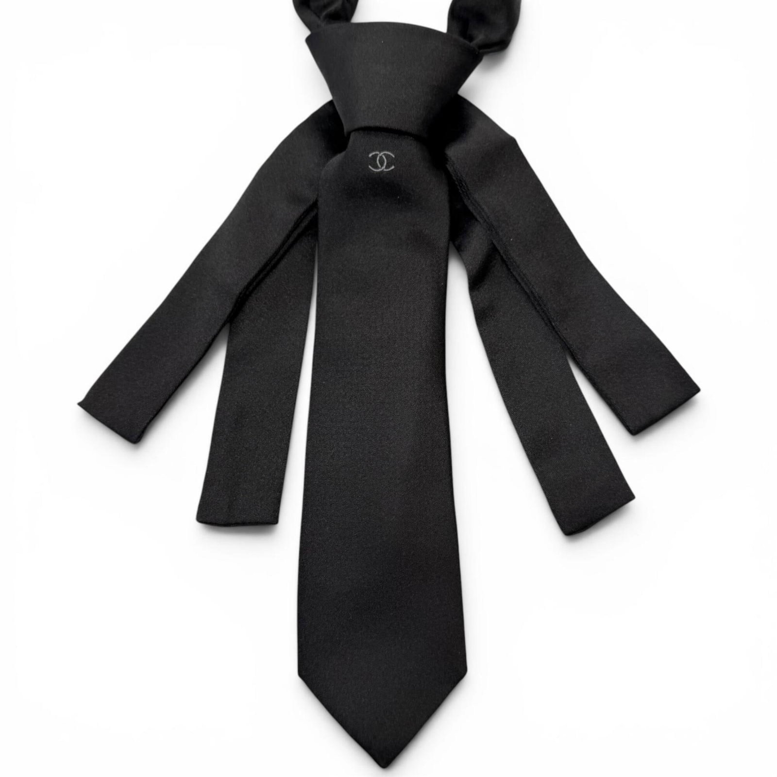 CHANEL Silk Black - 4