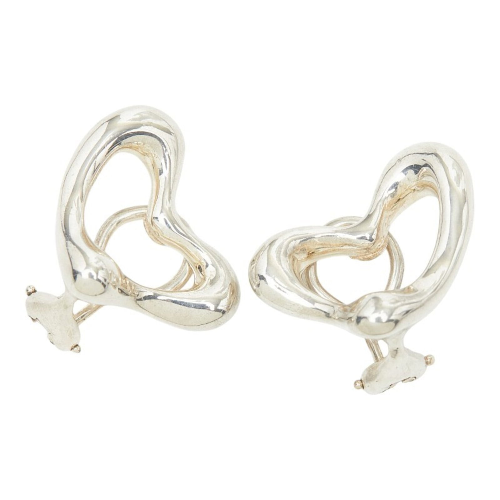 TIFFANY Stud Earrings Silver 925: TIFFANY Stud Earrings Silver 925 Silver 925 stud earrings from Tiffany, bearing visible scratches and scuffs, are available for purchase. Made from high-quality sterling silver, these stud earrings