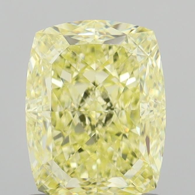 GIA Cushion Brilliant 1.51ct Fancy Light Yellow VVS2 - Loose Natural Diamond (1 of 1)