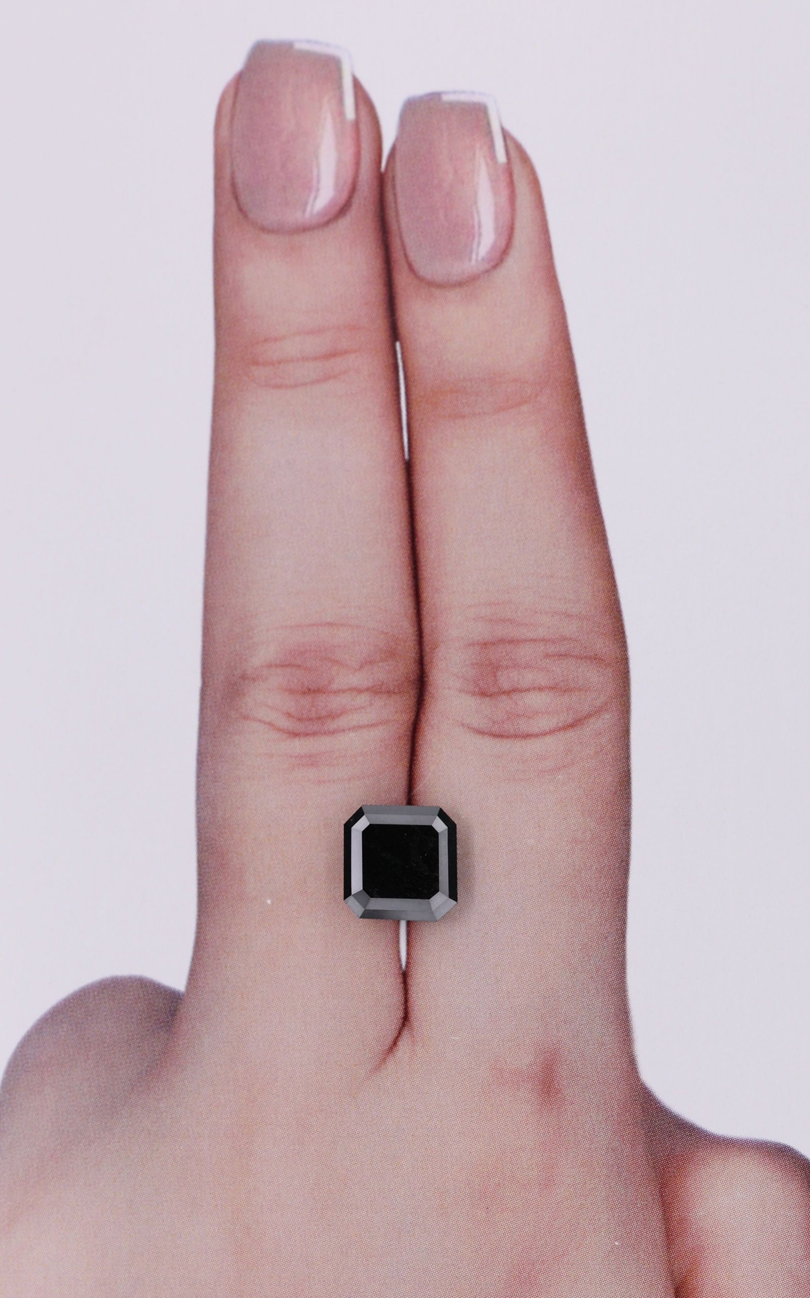 GIA Square Emerald 2.46ct Fancy Black VVS2 - Loose Natural Diamond: GIA Square Emerald 2.46ct Fancy Black VVS2 - Loose Natural Diamond GIA Square Emerald 2.46ct Fancy Black VVS2 - Loose Natural Diamond is a stunning Fancy Black emerald, certified by the Gemological