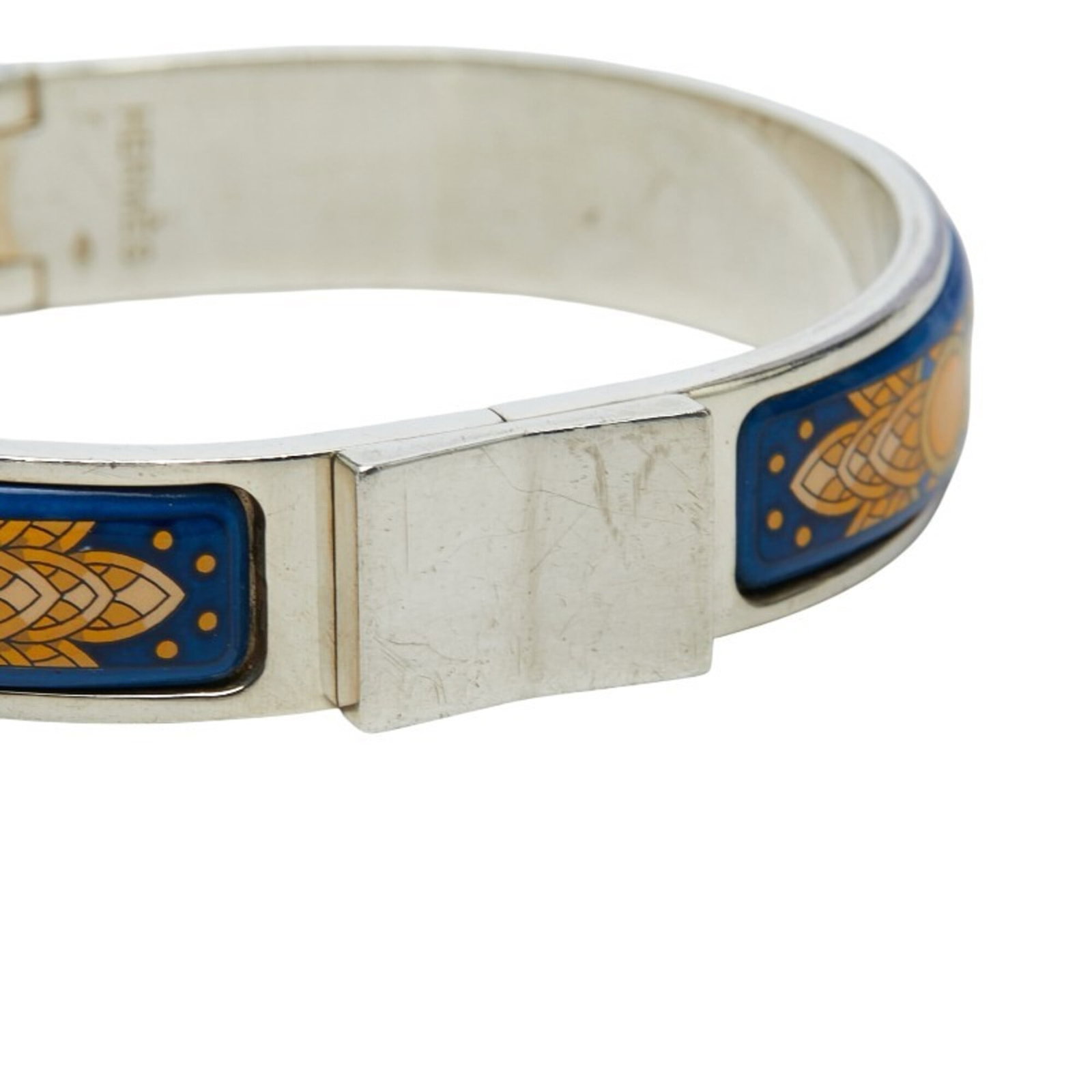 HERMES Bangle Enamel Silver 925 - 3