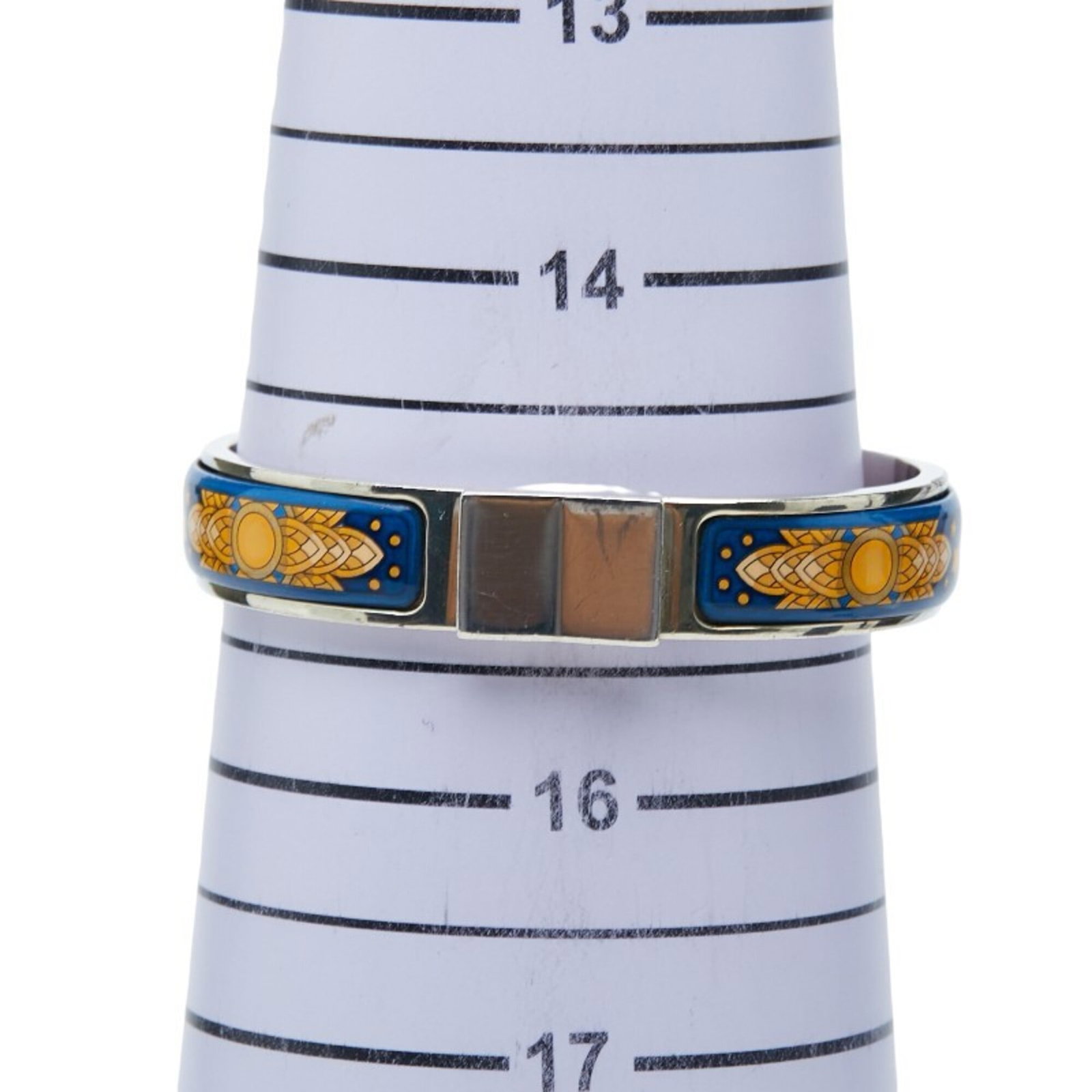 HERMES Bangle Enamel Silver 925 - 5