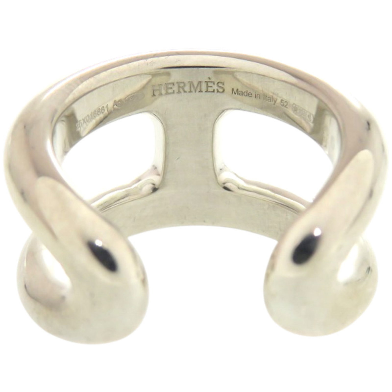 HERMES Band Ring Silver 925 - 2