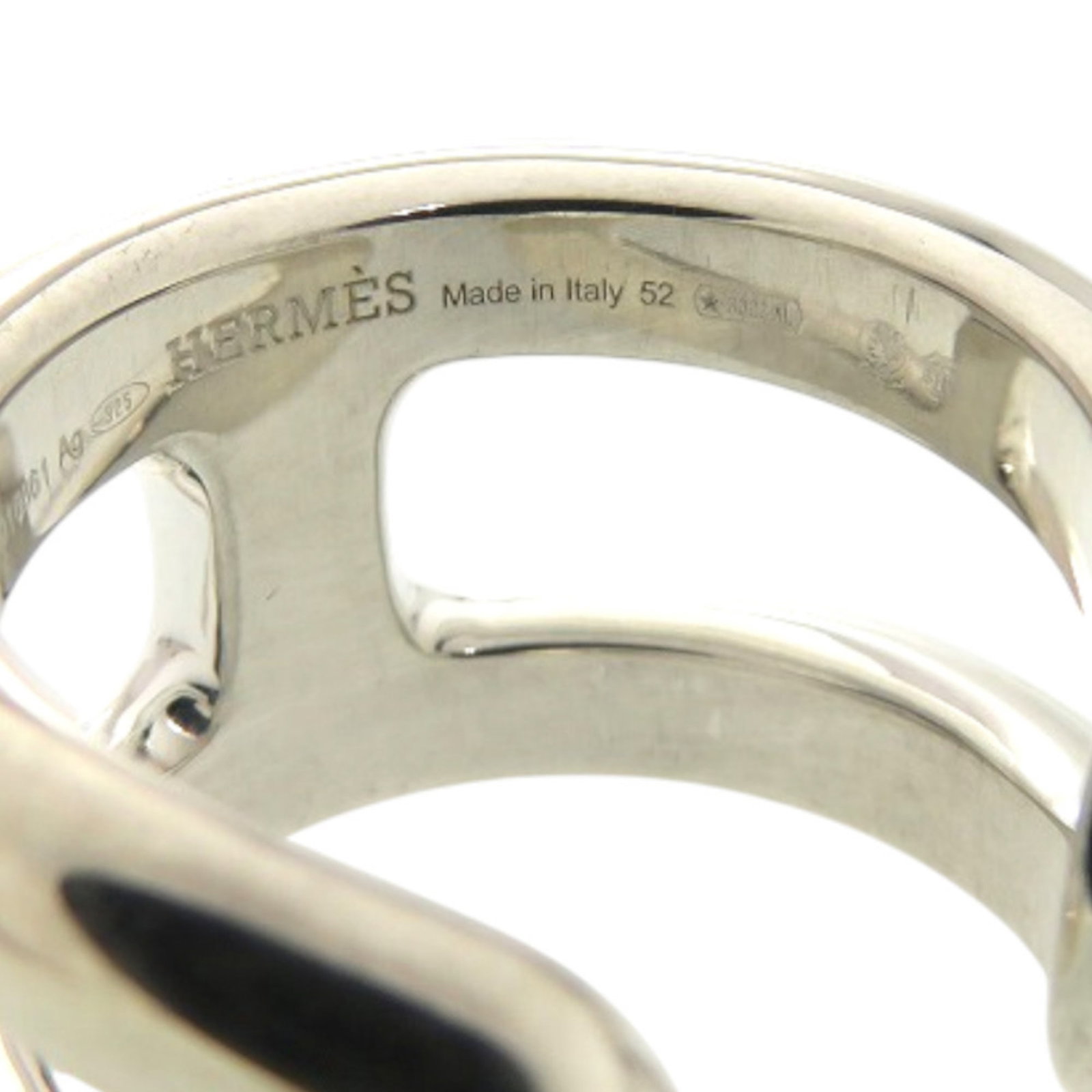 HERMES Band Ring Silver 925 - 5