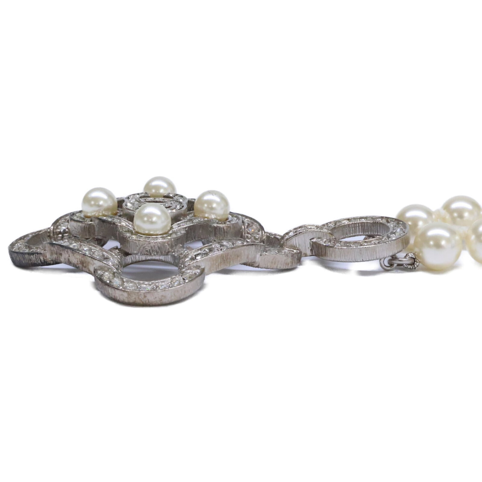 CHANEL Silver Necklace - 3