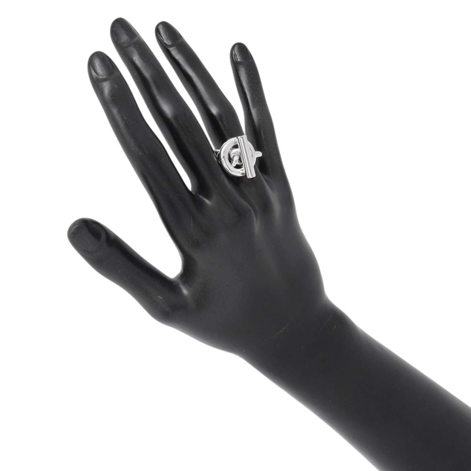 HERMES Band Ring Silver 925 - 4