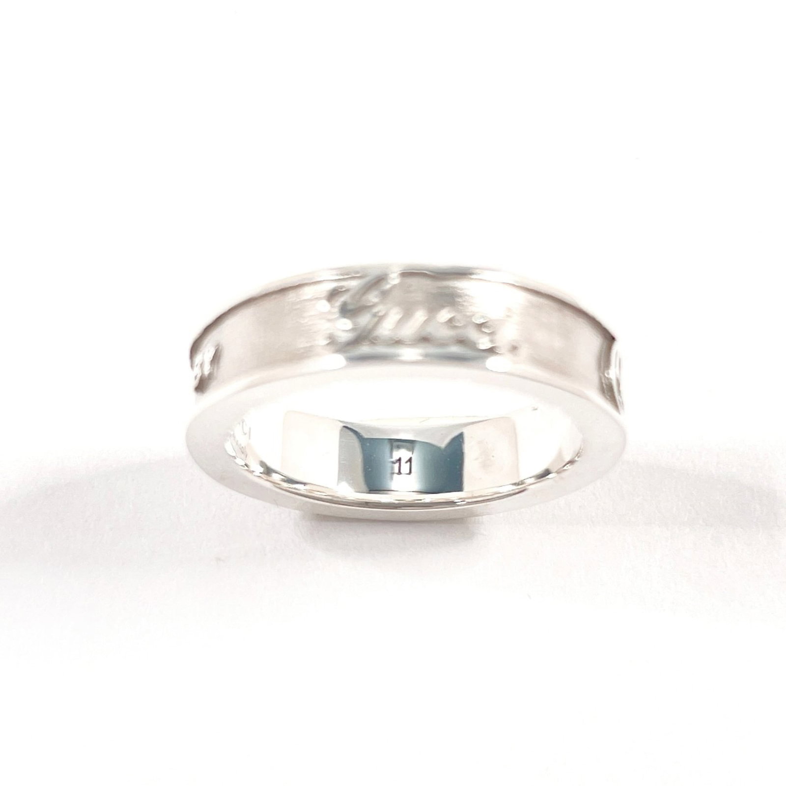 GUCCI Band Ring Silver 925 - 6
