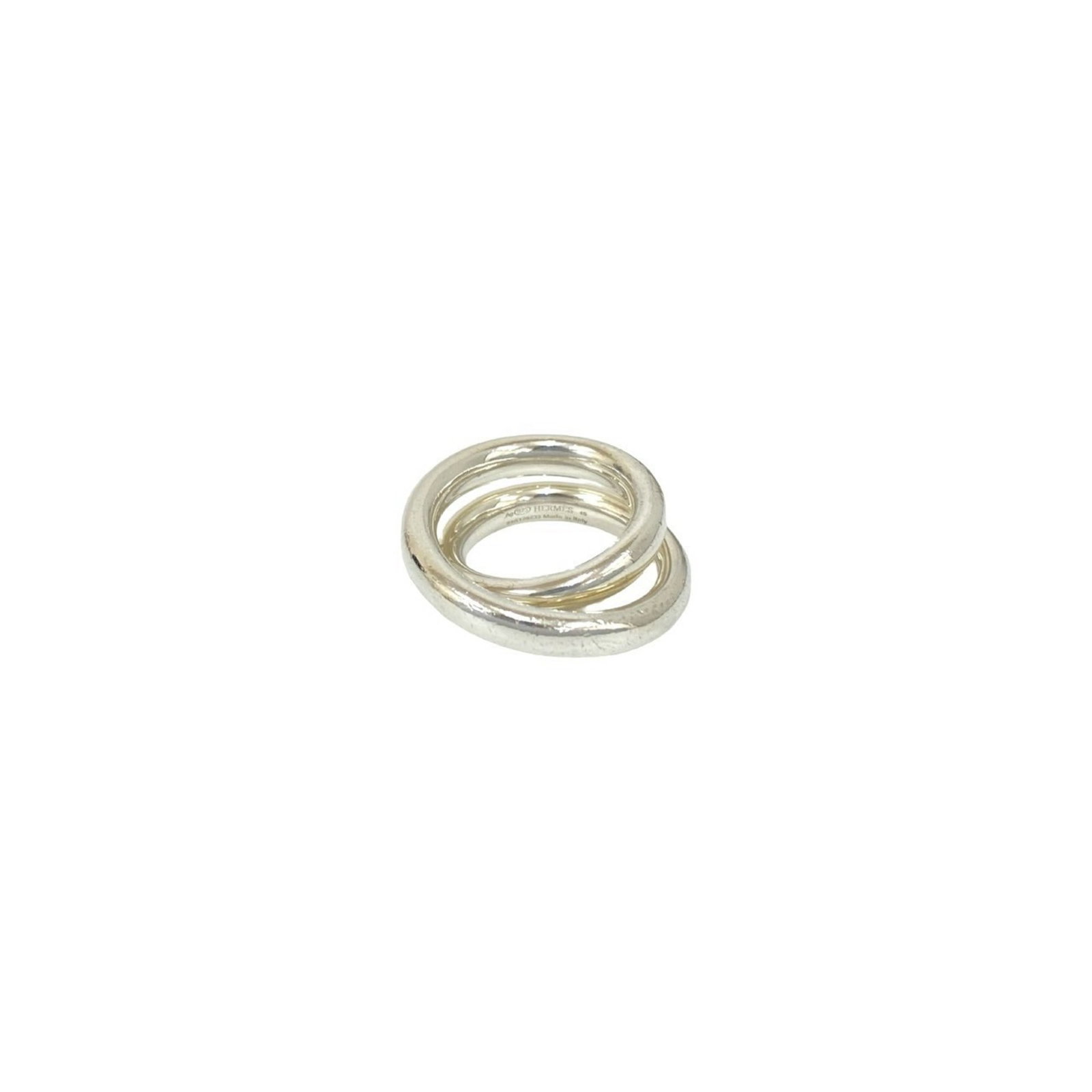 HERMES Band Ring Silver 925 - 4